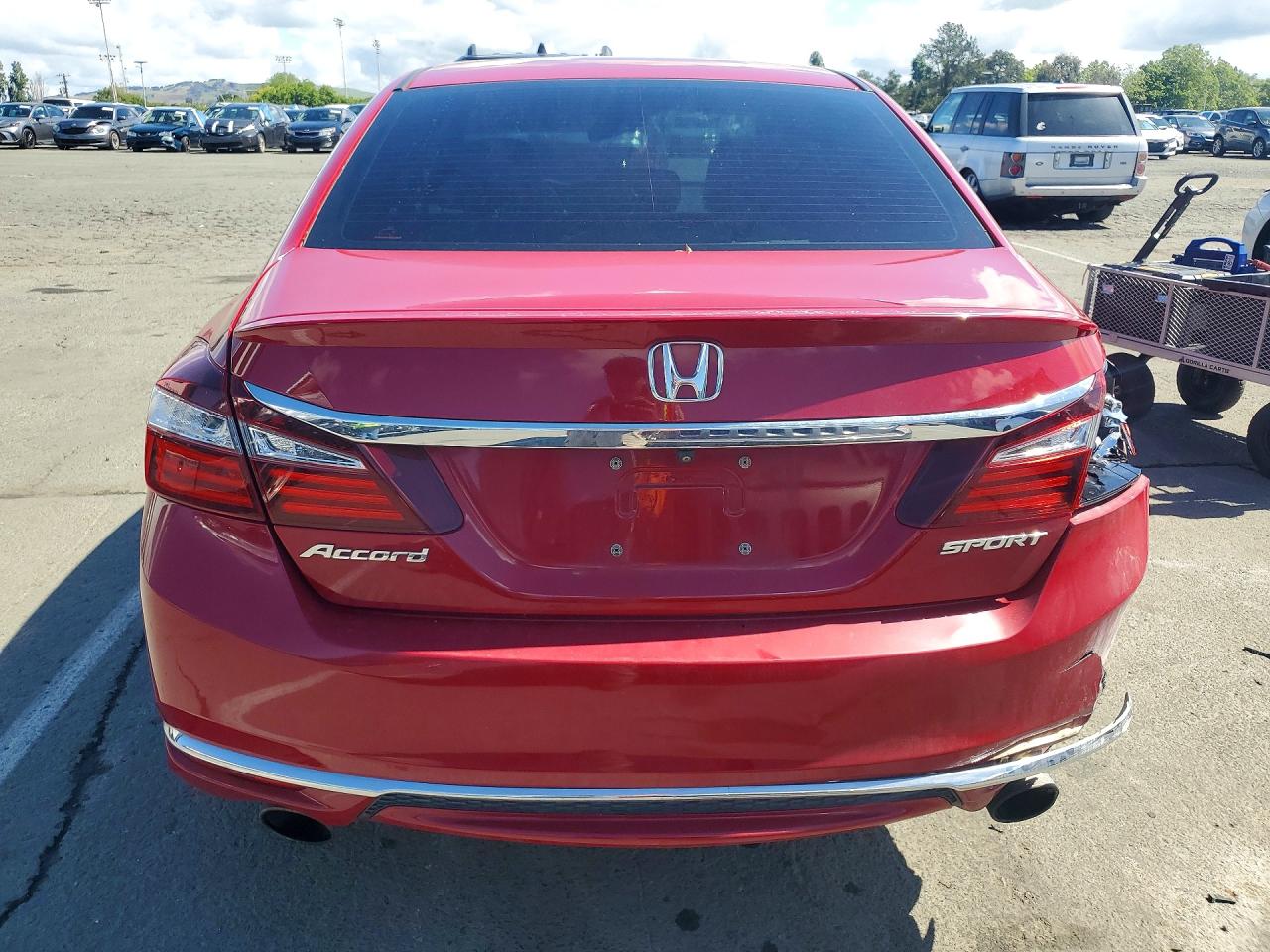 2017 Honda Accord Sport Red vin: 1HGCR2F58HA168204
