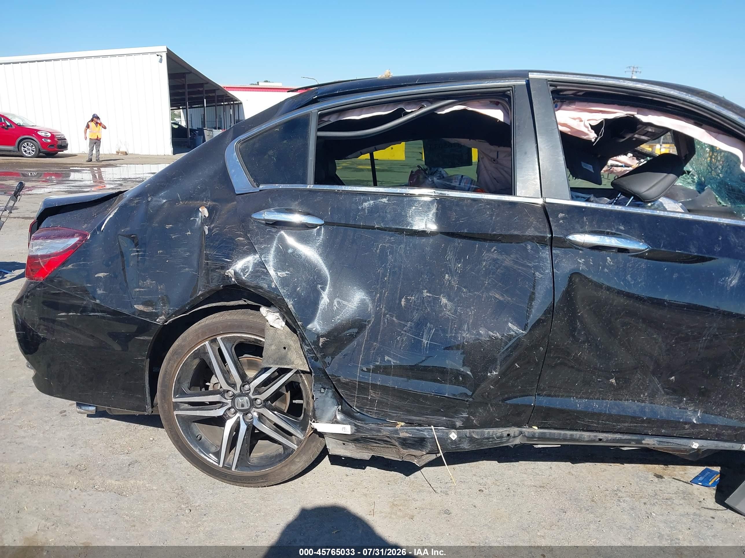 2017 Honda Accord Sport Black vin: 1HGCR2F58HA252653