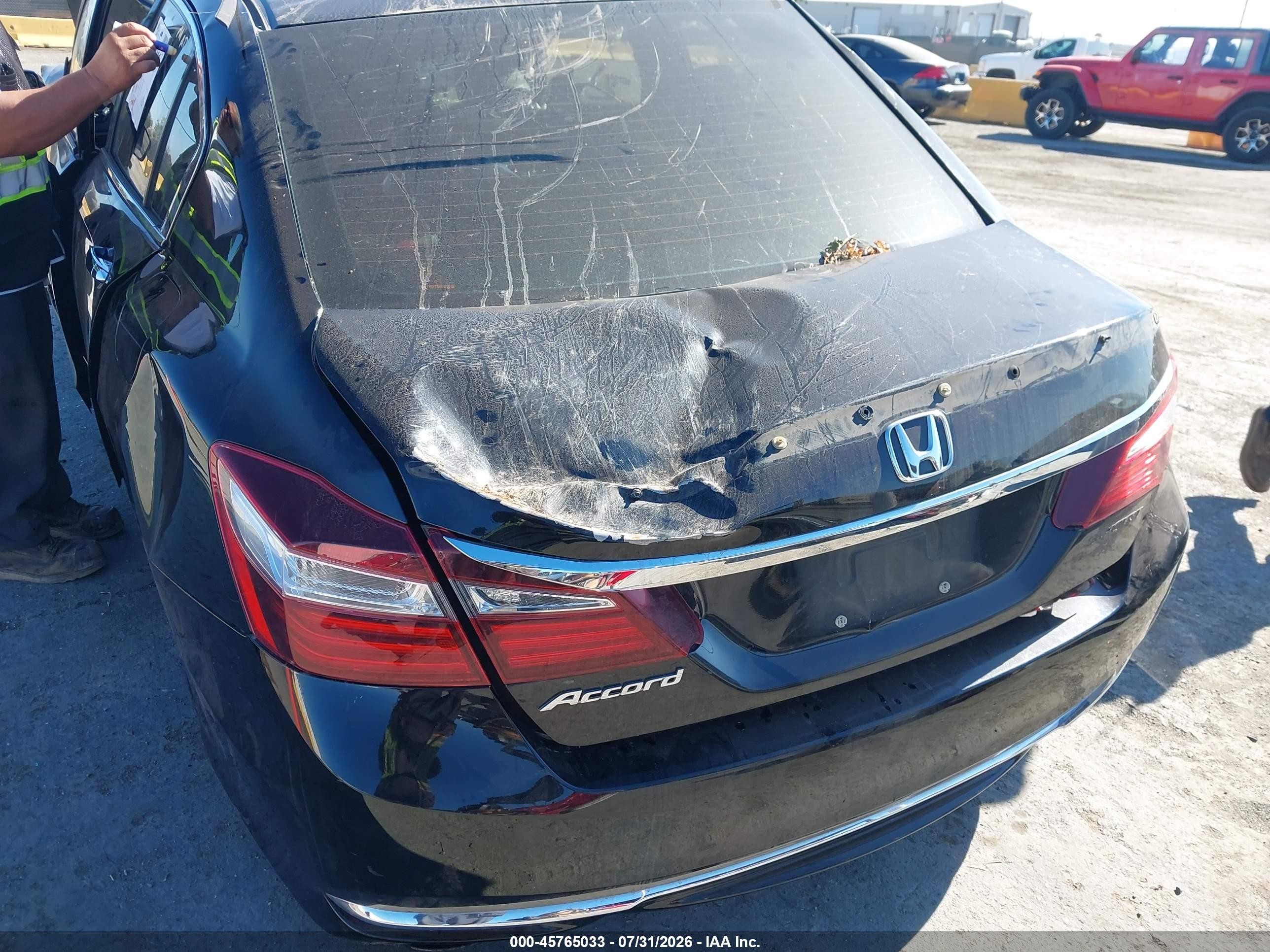 2017 Honda Accord Sport Black vin: 1HGCR2F58HA252653