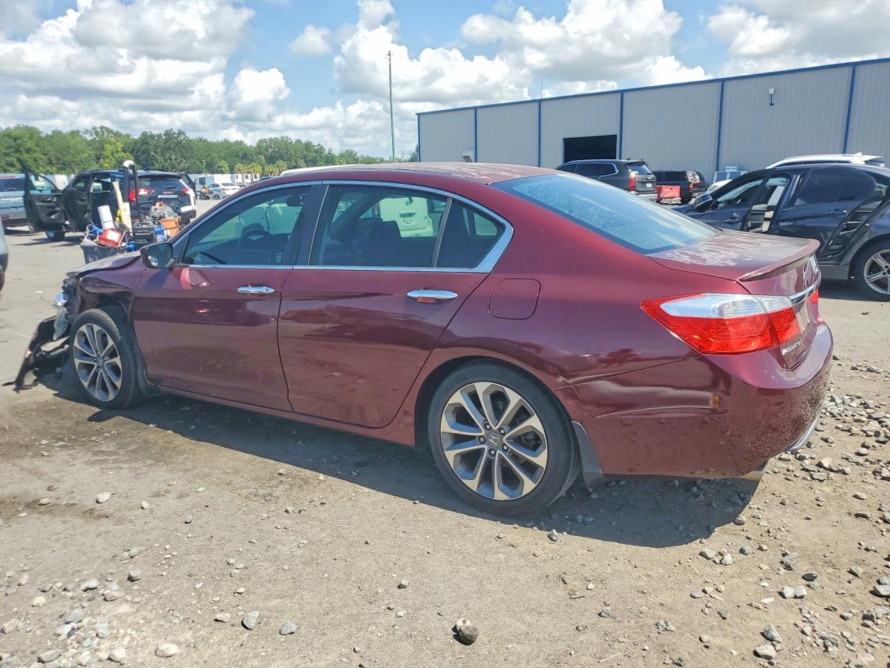 2013 Honda Accord Sport Burgundy vin: 1HGCR2F59DA009170
