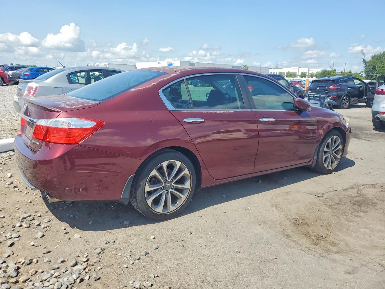 2013 Honda Accord Sport Burgundy vin: 1HGCR2F59DA009170