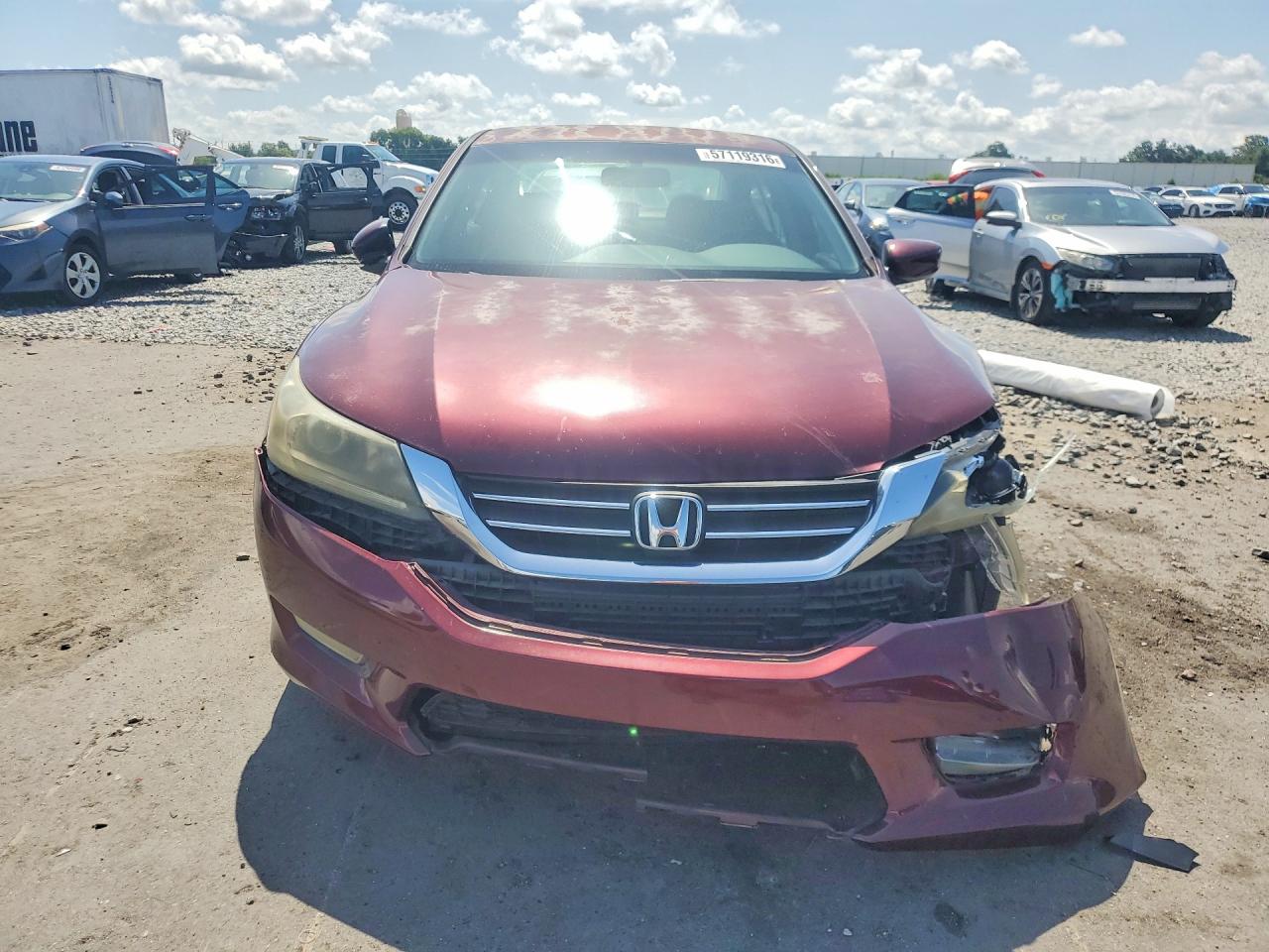 2013 Honda Accord Sport Burgundy vin: 1HGCR2F59DA009170