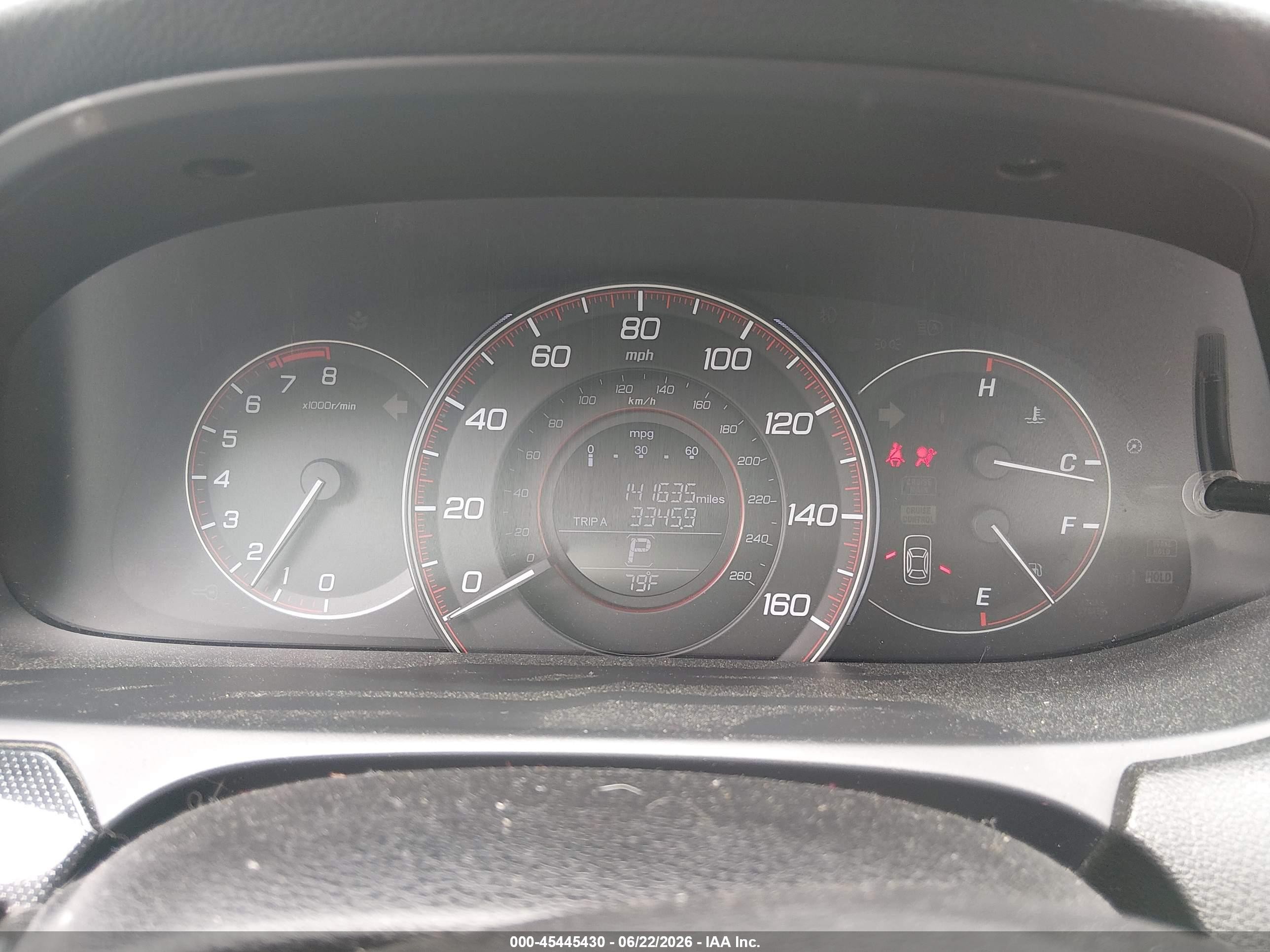 2013 Honda Accord Sport Gray vin: 1HGCR2F59DA010089