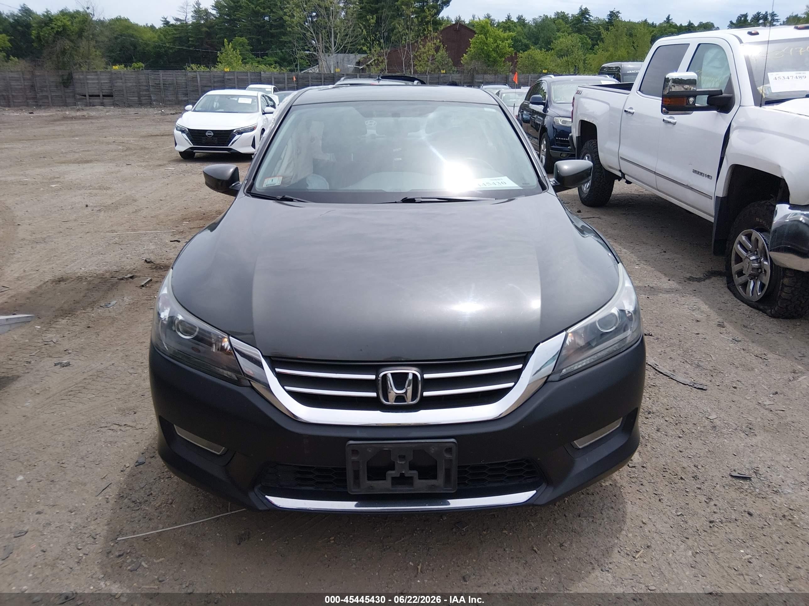 2013 Honda Accord Sport Gray vin: 1HGCR2F59DA010089