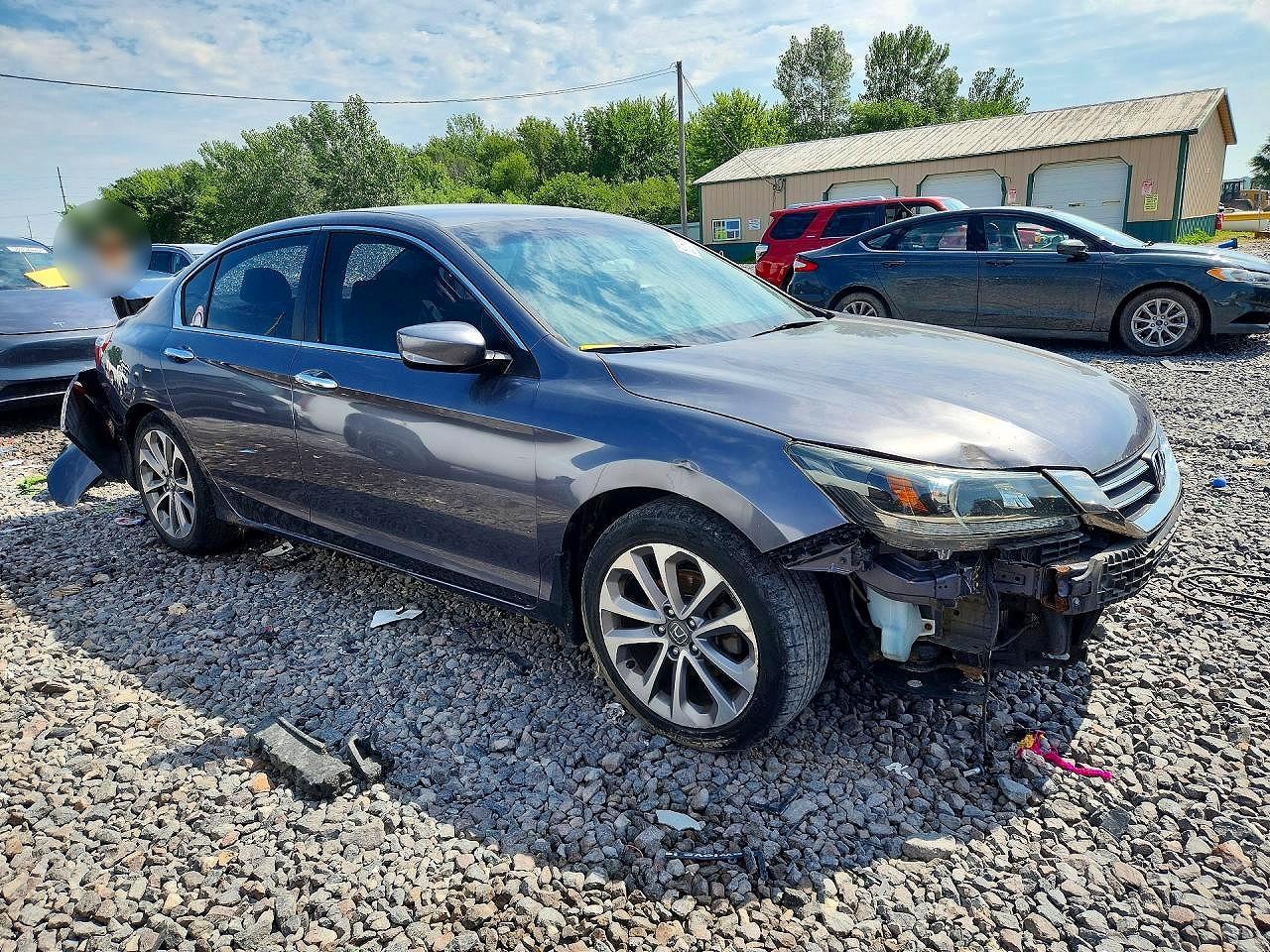 2013 Honda Accord Sport Gray vin: 1HGCR2F59DA026647