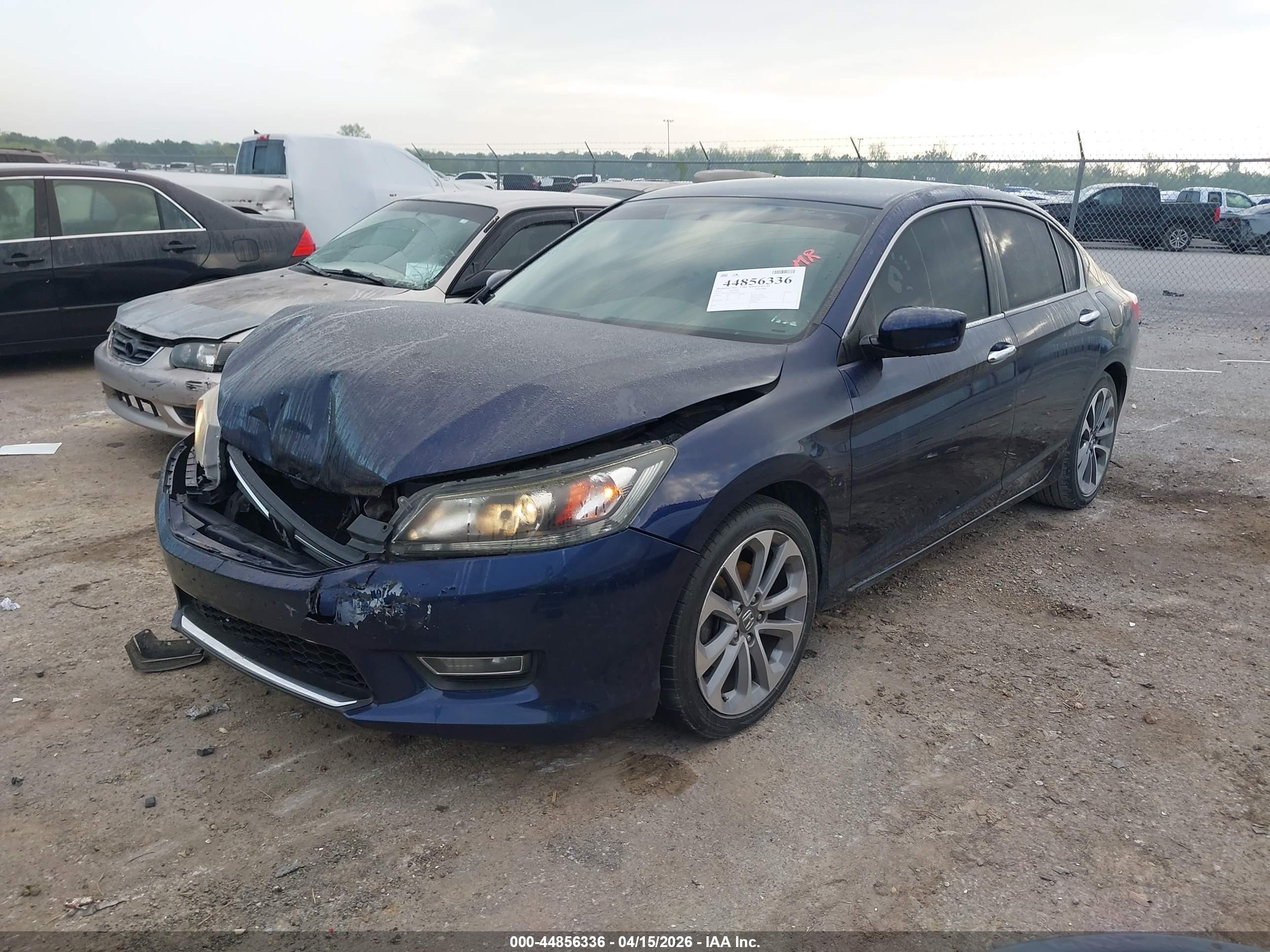 2013 Honda Accord Sport Blue vin: 1HGCR2F59DA034487