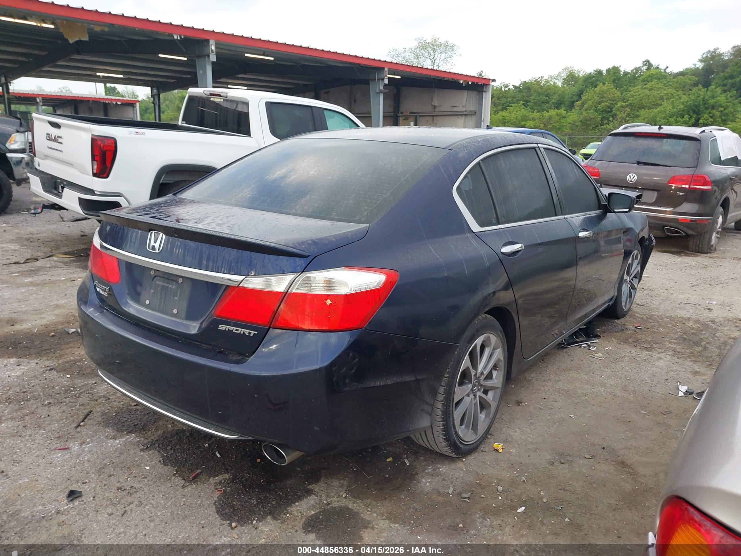 2013 Honda Accord Sport Blue vin: 1HGCR2F59DA034487