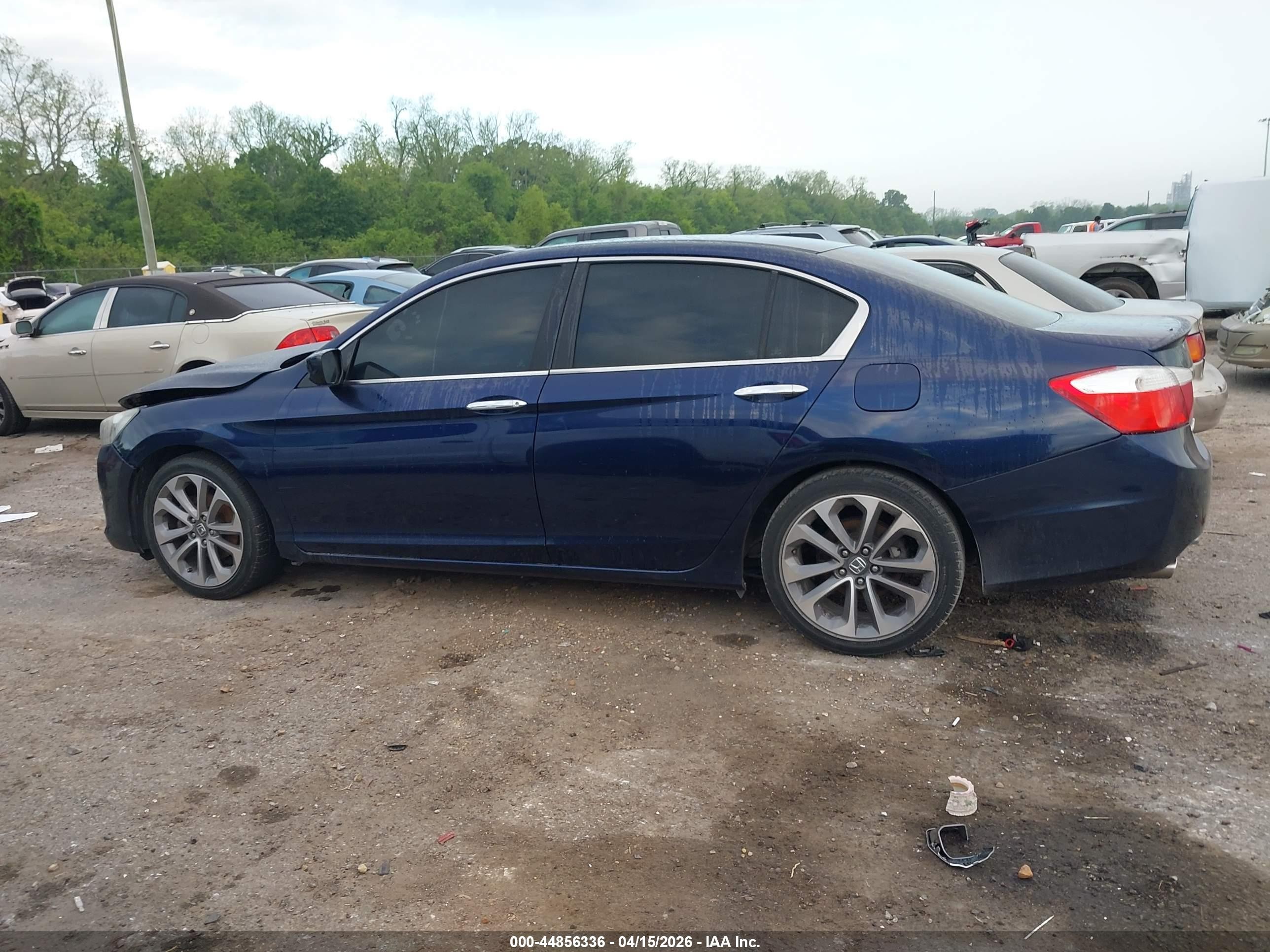 2013 Honda Accord Sport Blue vin: 1HGCR2F59DA034487