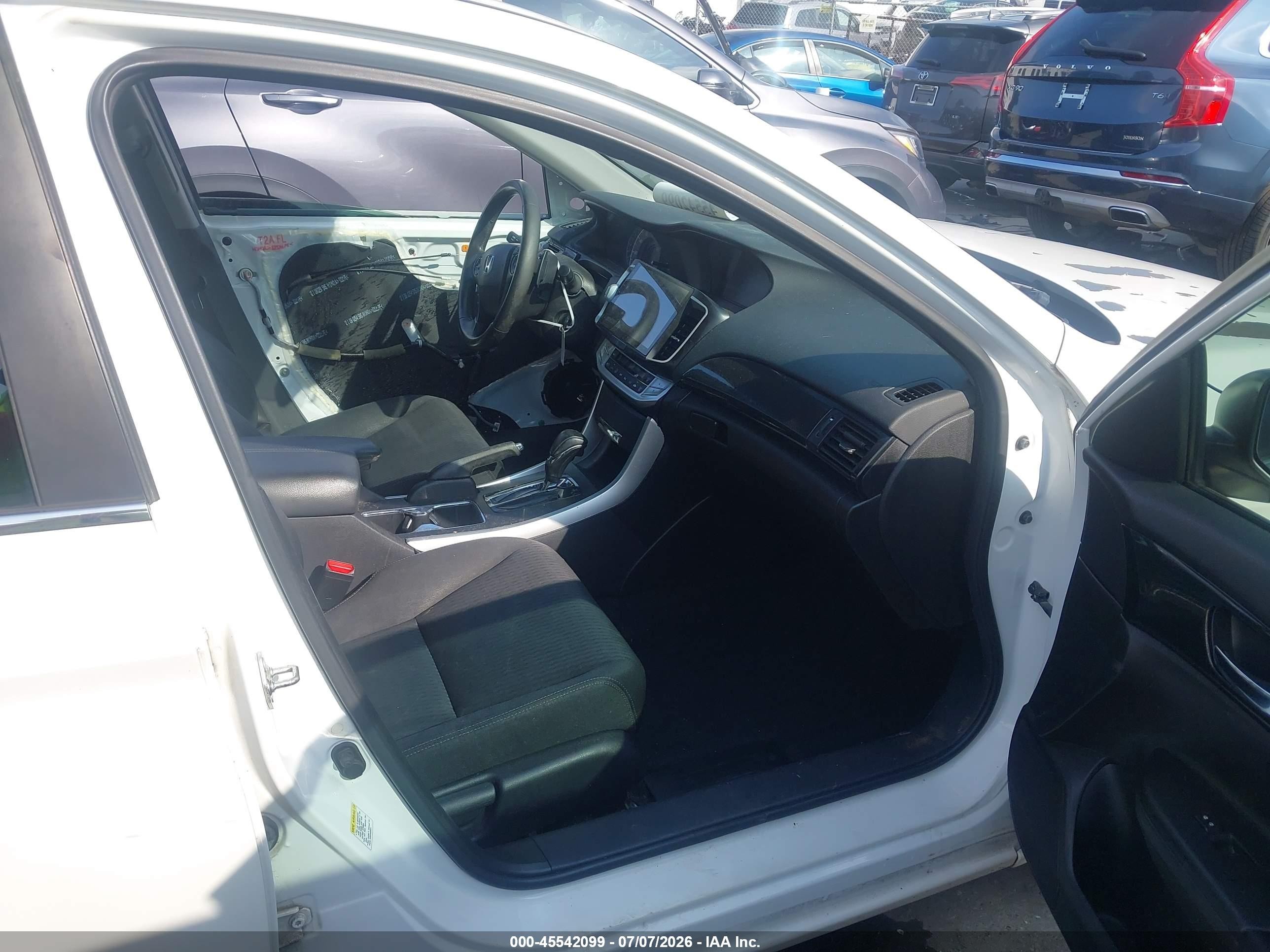 2013 Honda Accord Sport White vin: 1HGCR2F59DA045098