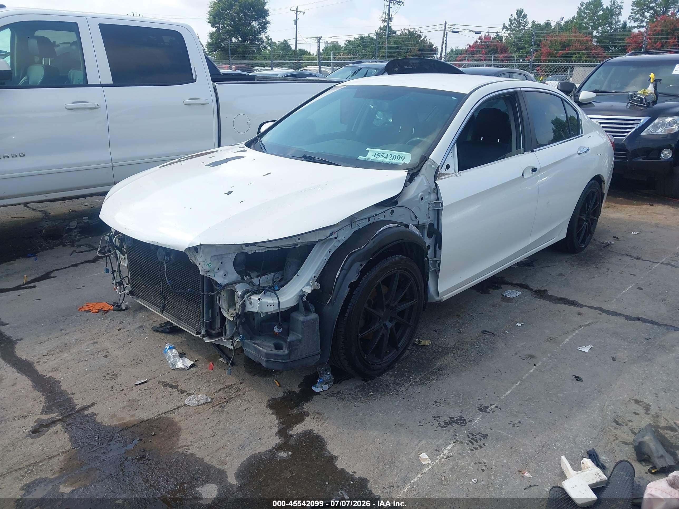 2013 Honda Accord Sport White vin: 1HGCR2F59DA045098