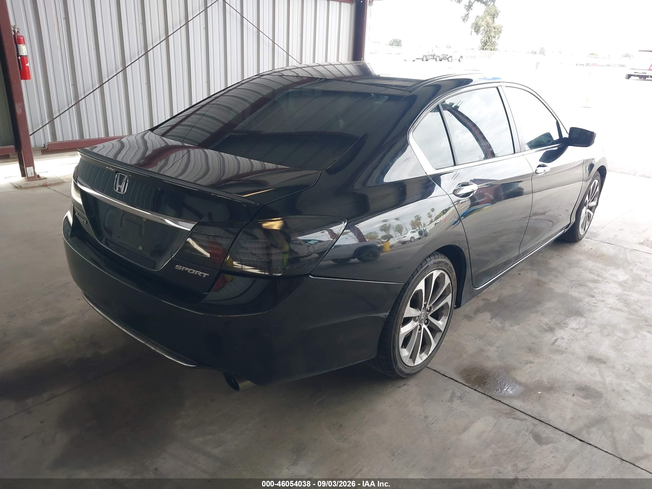 2013 Honda Accord Sport Black vin: 1HGCR2F59DA053279