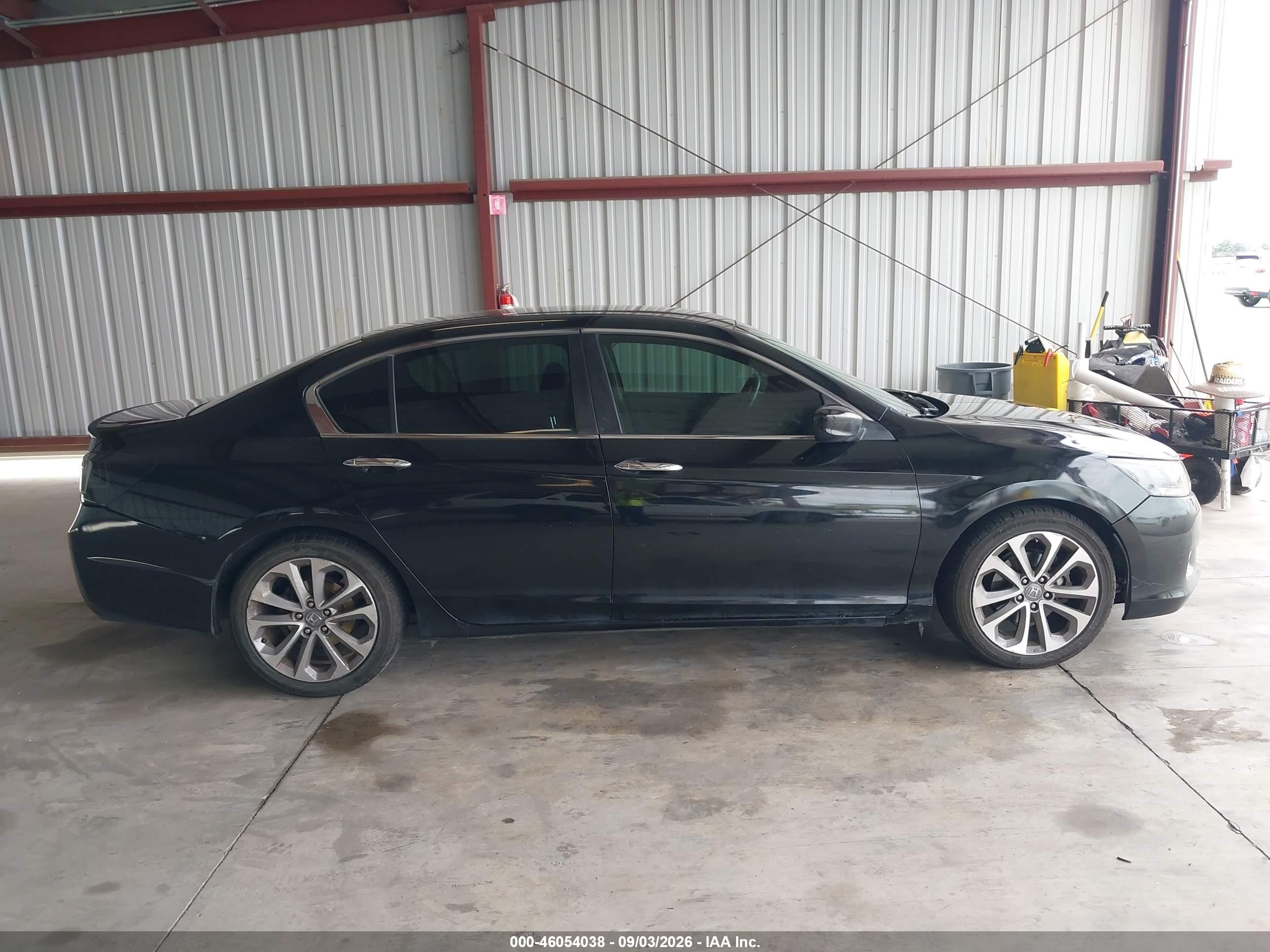 2013 Honda Accord Sport Black vin: 1HGCR2F59DA053279