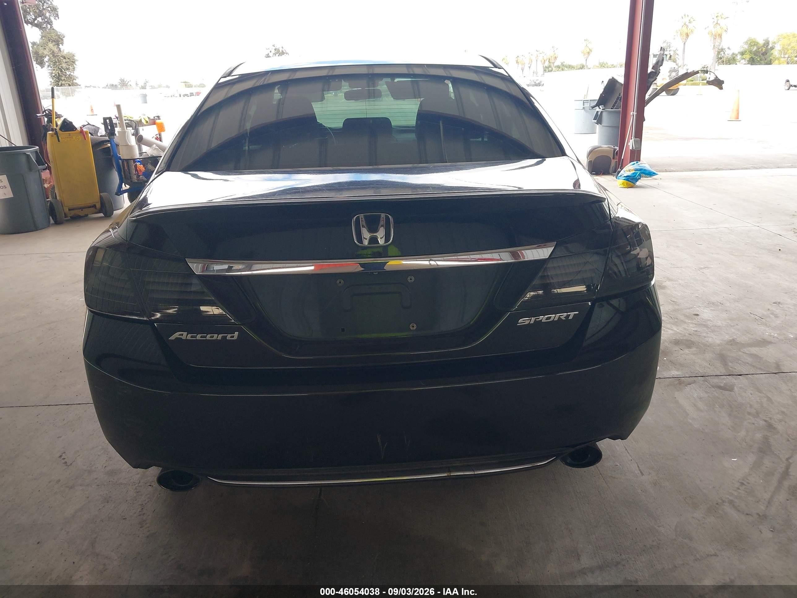 2013 Honda Accord Sport Black vin: 1HGCR2F59DA053279