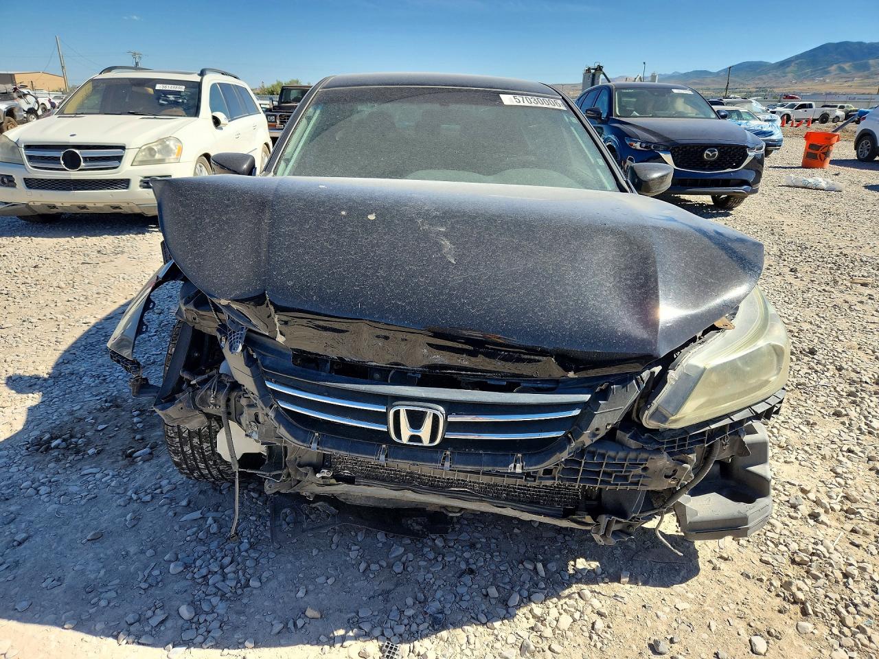 2013 Honda Accord Sport Черный vin: 1HGCR2F59DA075704