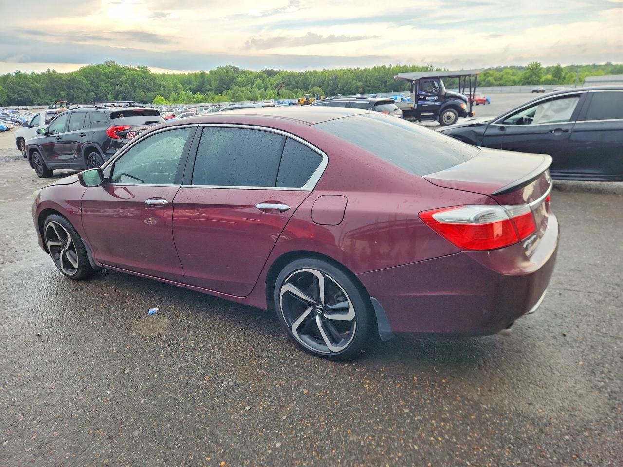2013 Honda Accord Sport Burgundy vin: 1HGCR2F59DA091482