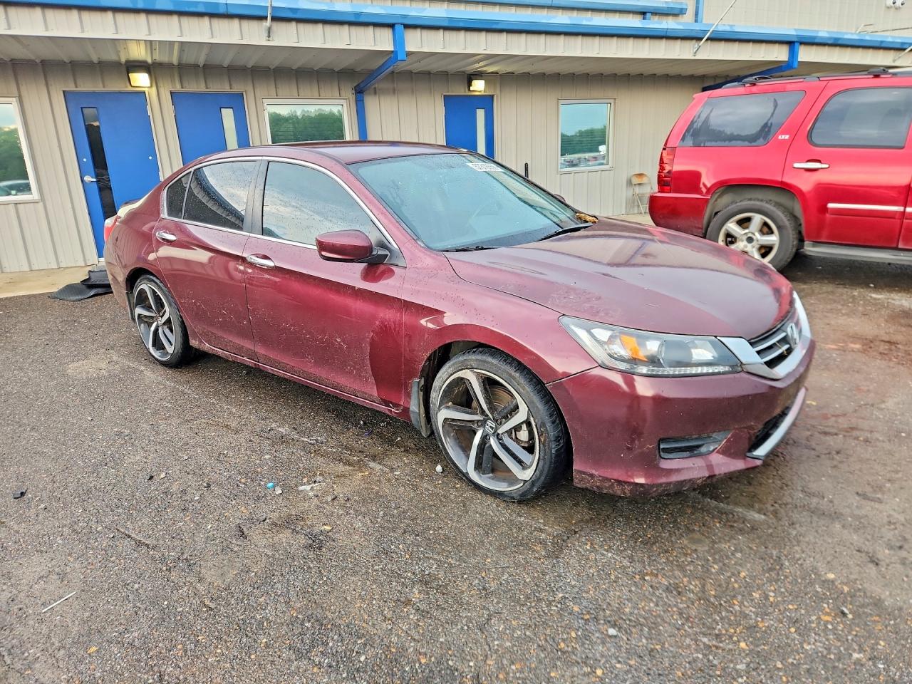 2013 Honda Accord Sport Burgundy vin: 1HGCR2F59DA091482