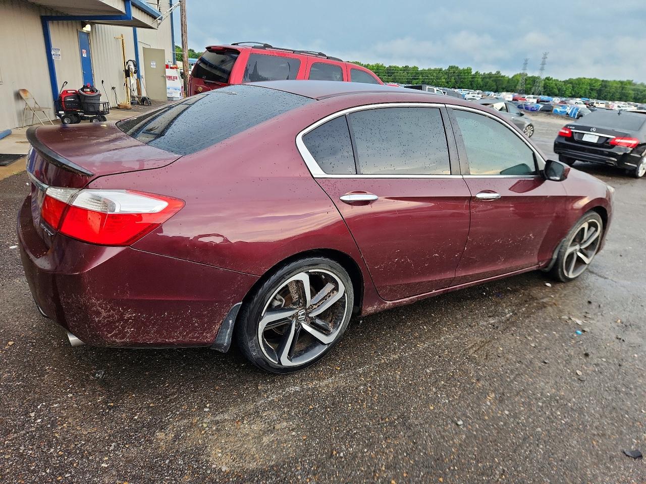 2013 Honda Accord Sport Burgundy vin: 1HGCR2F59DA091482