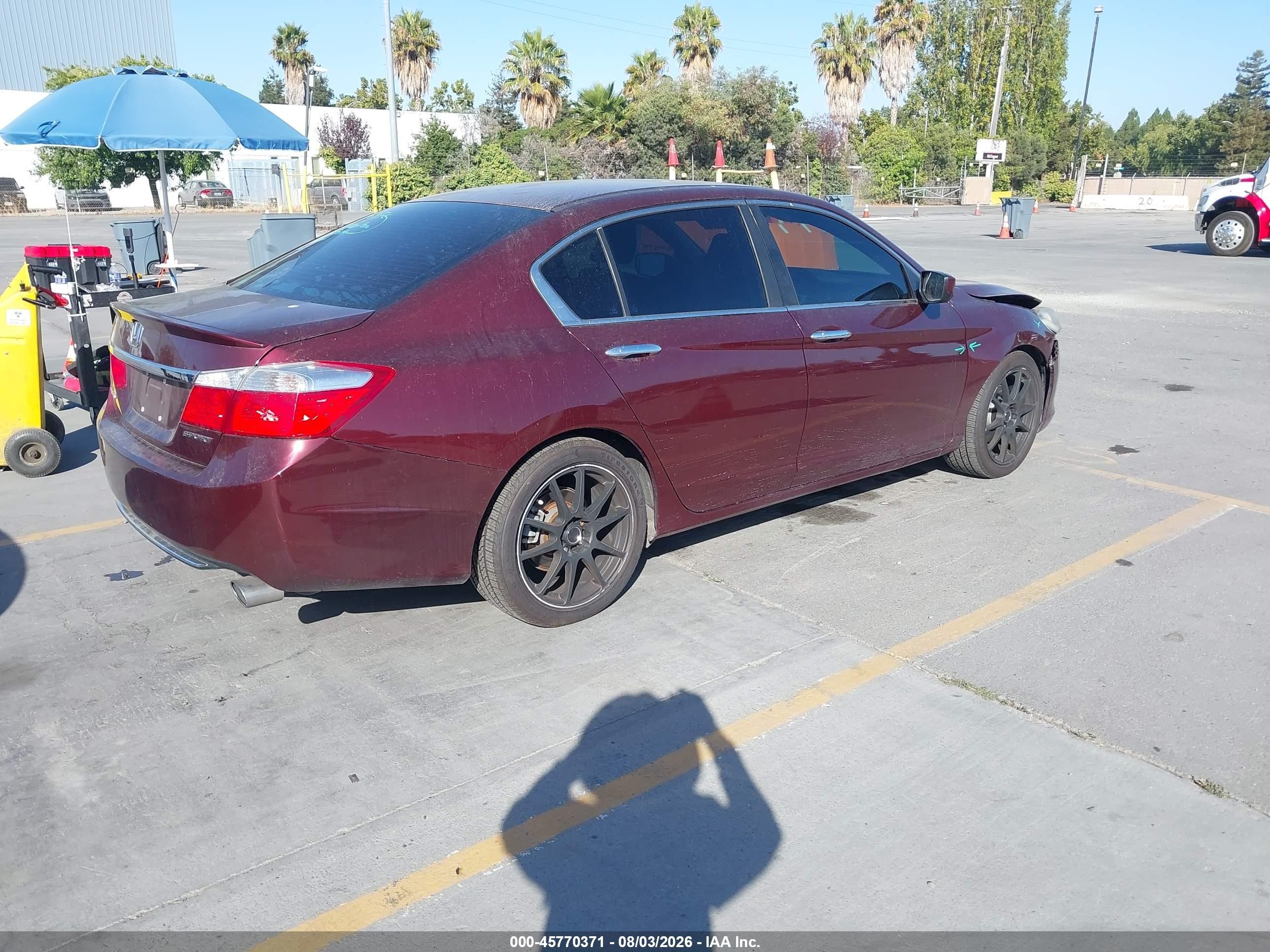 2013 Honda Accord Sport Red vin: 1HGCR2F59DA097427