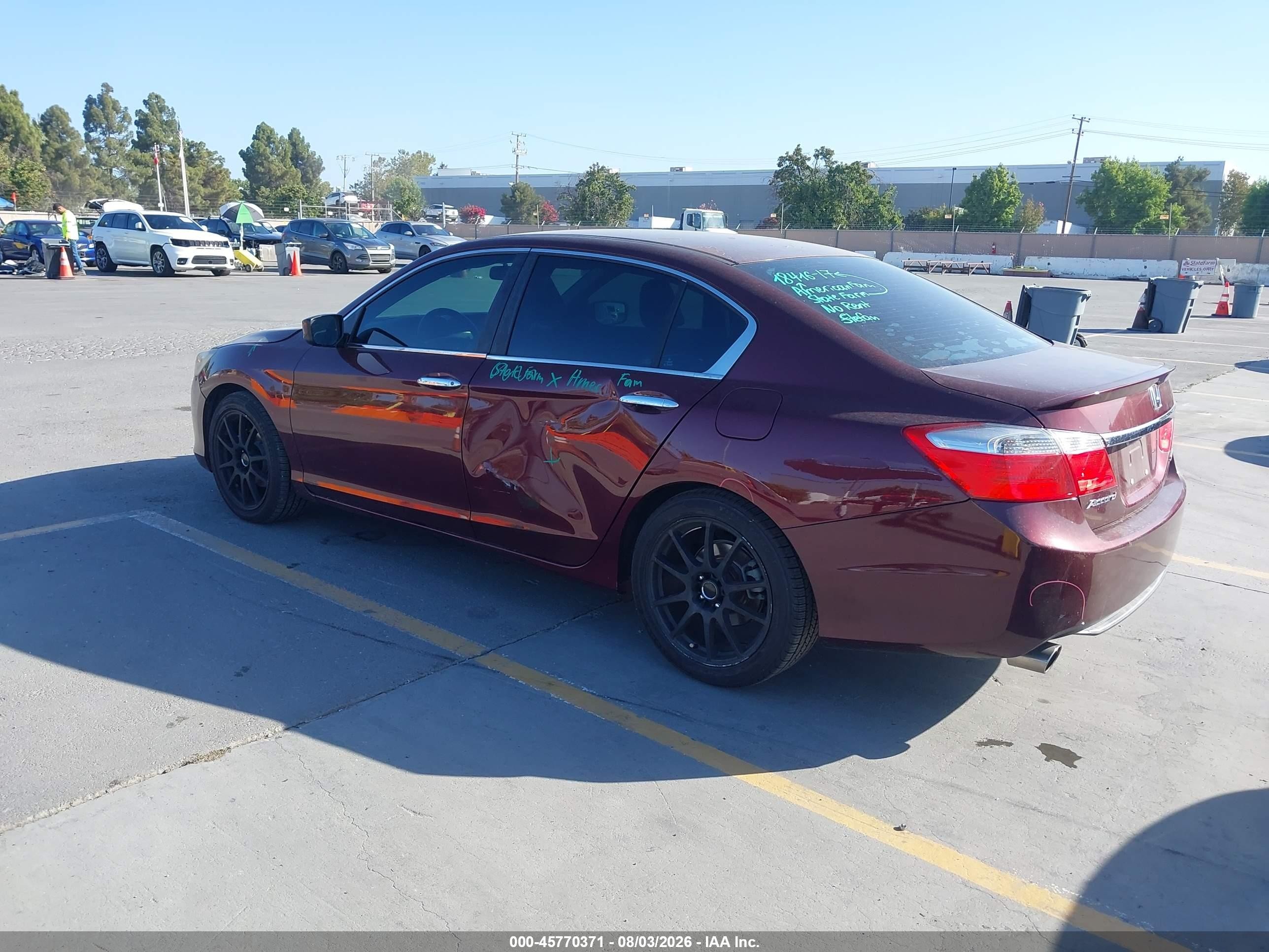 2013 Honda Accord Sport Red vin: 1HGCR2F59DA097427