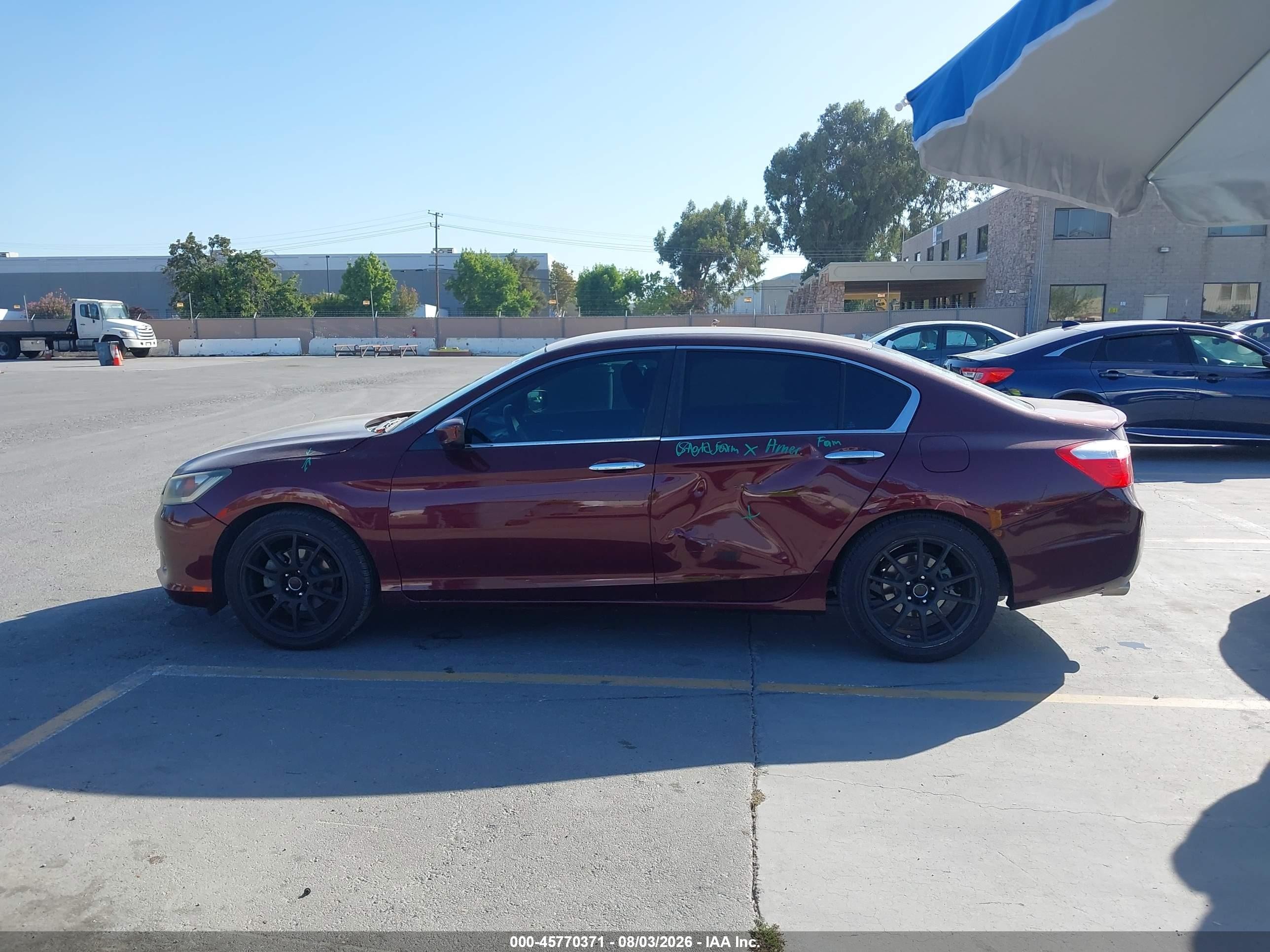 2013 Honda Accord Sport Red vin: 1HGCR2F59DA097427