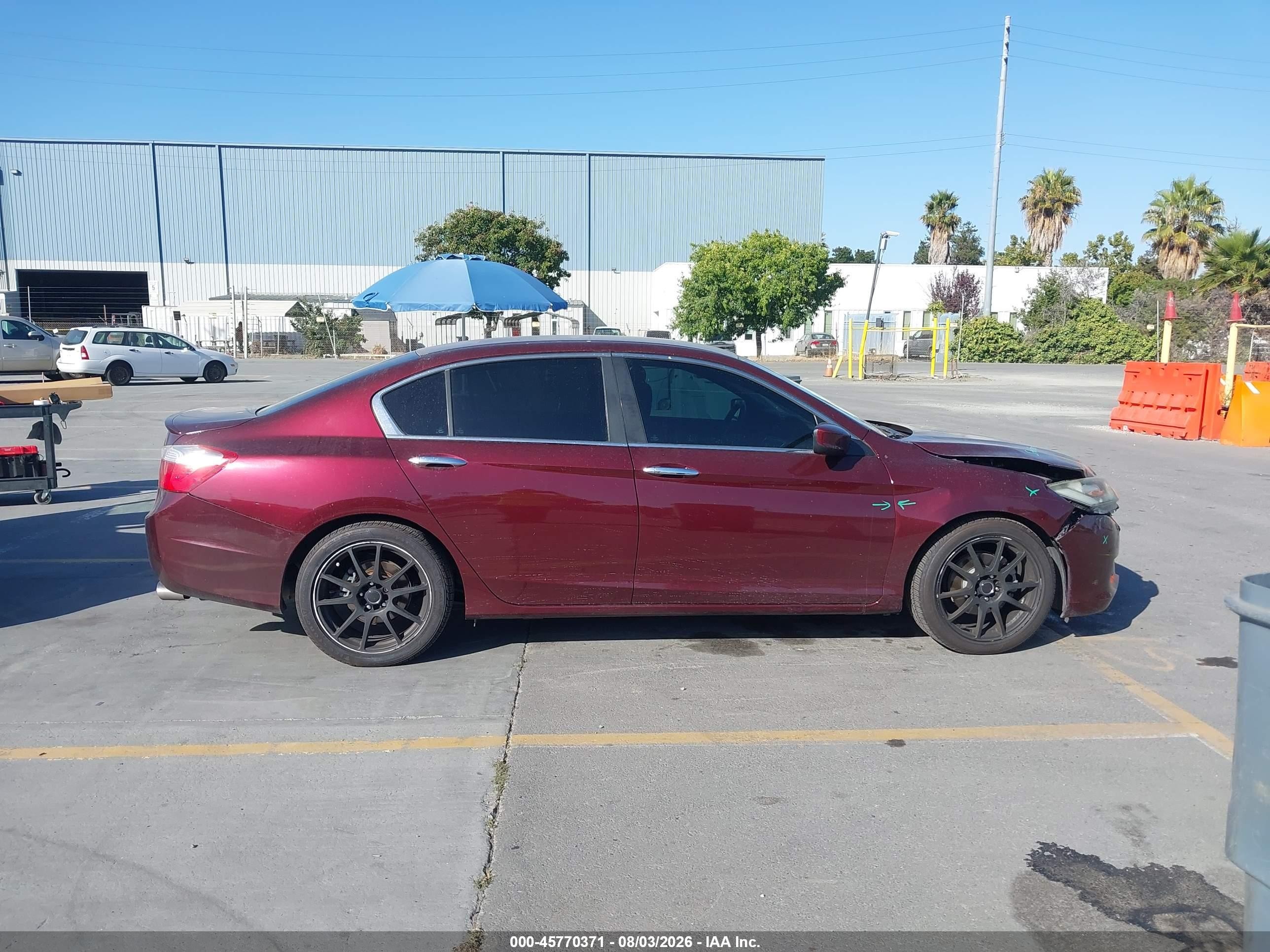 2013 Honda Accord Sport Red vin: 1HGCR2F59DA097427