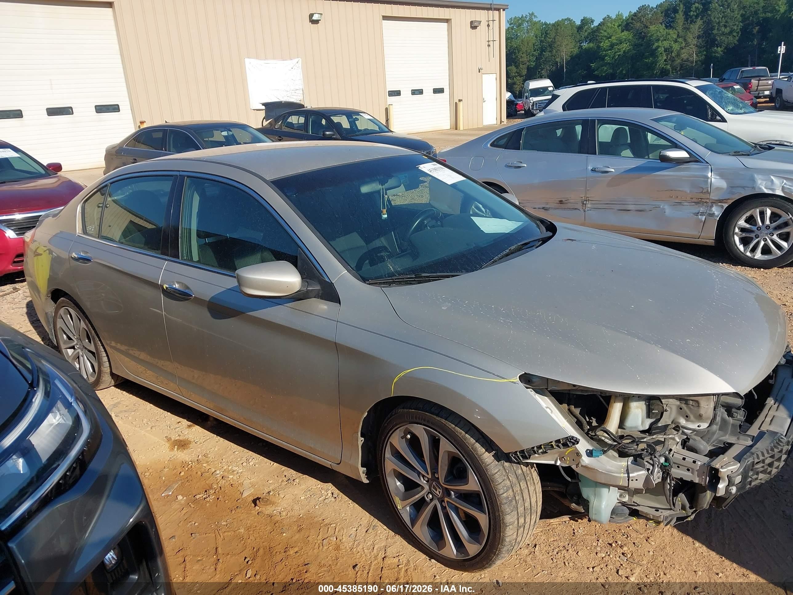 2013 Honda Accord Sport Бежевый vin: 1HGCR2F59DA107373