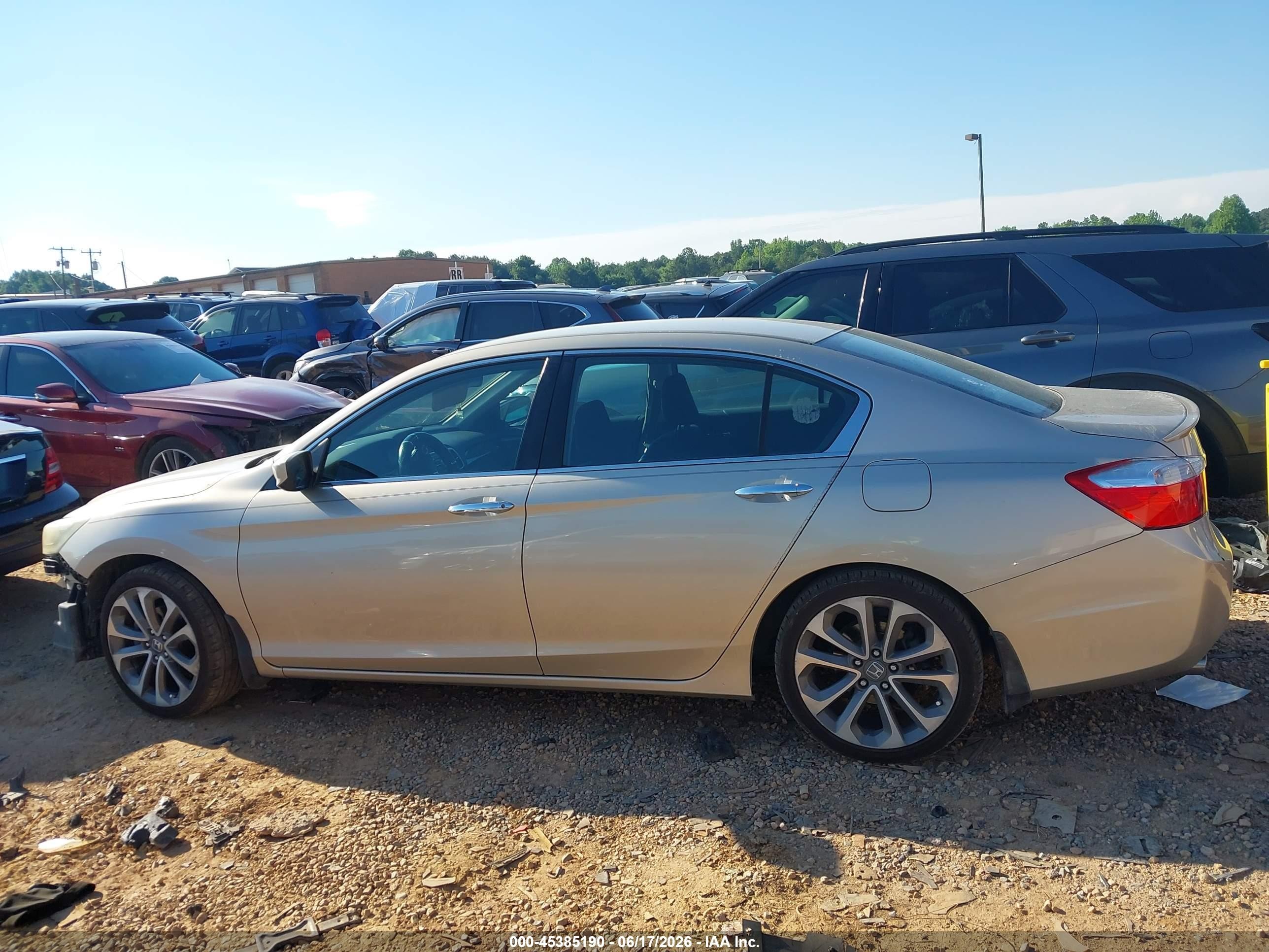2013 Honda Accord Sport Бежевый vin: 1HGCR2F59DA107373