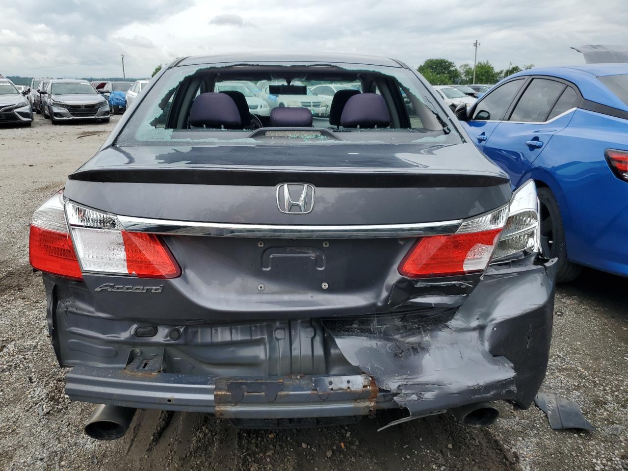 2013 Honda Accord Sport Gray vin: 1HGCR2F59DA113285