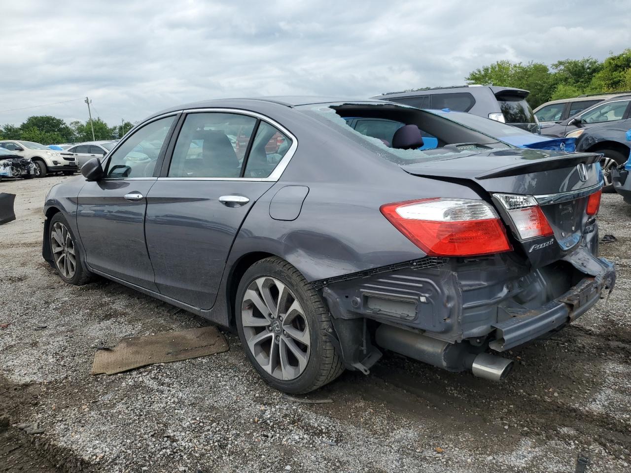 2013 Honda Accord Sport Gray vin: 1HGCR2F59DA113285