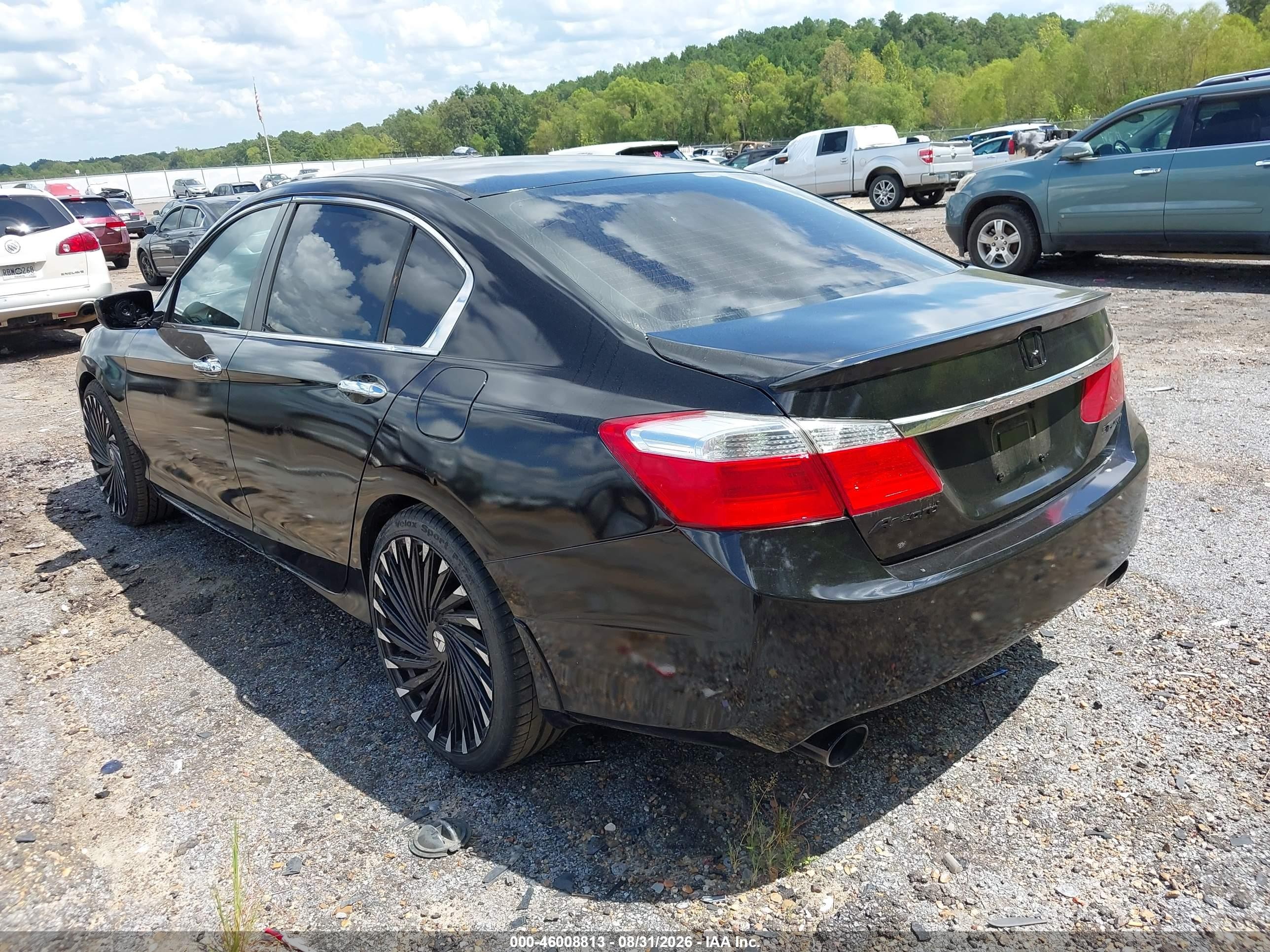2013 Honda Accord Sport Black vin: 1HGCR2F59DA113965