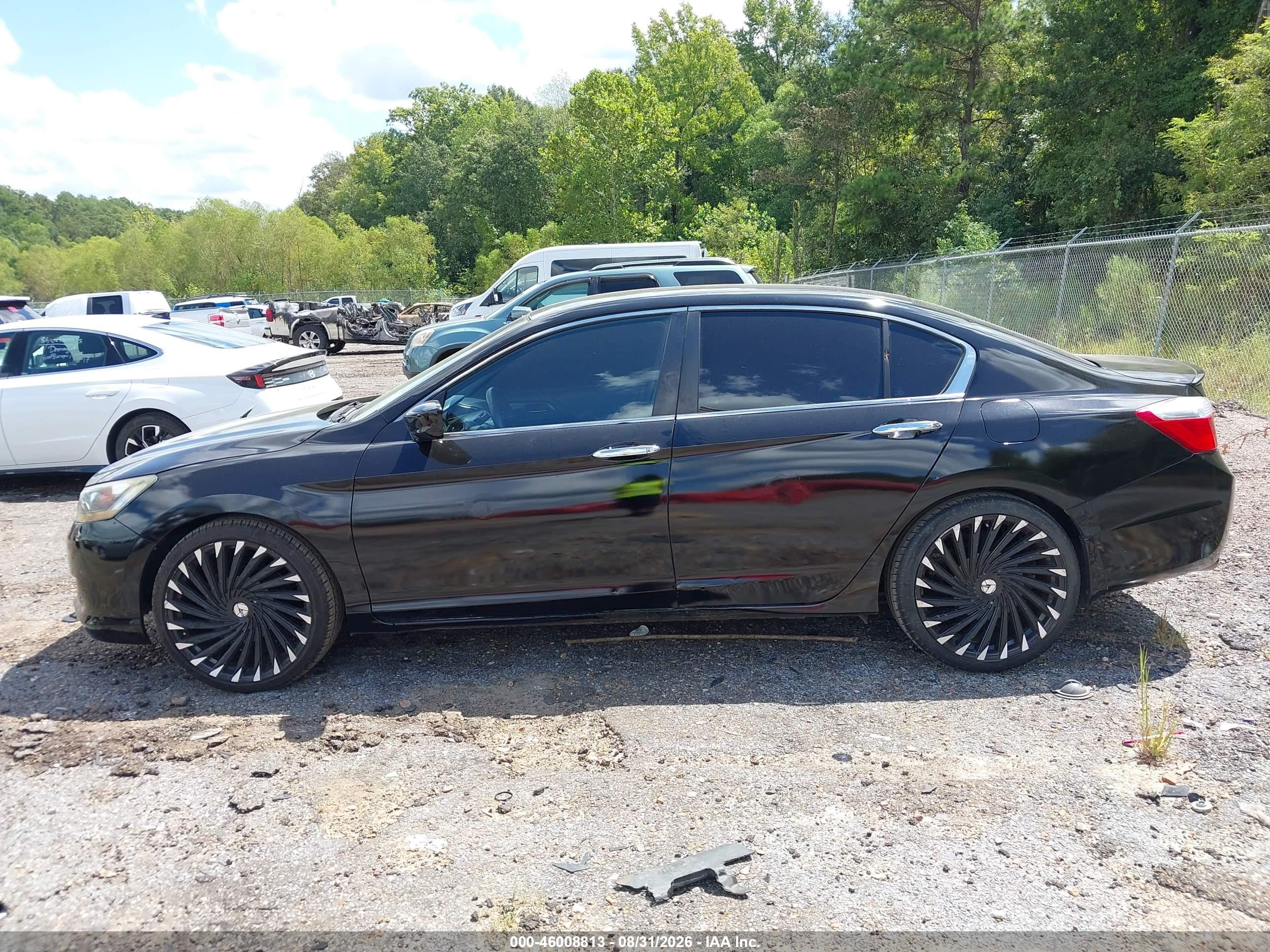 2013 Honda Accord Sport Black vin: 1HGCR2F59DA113965