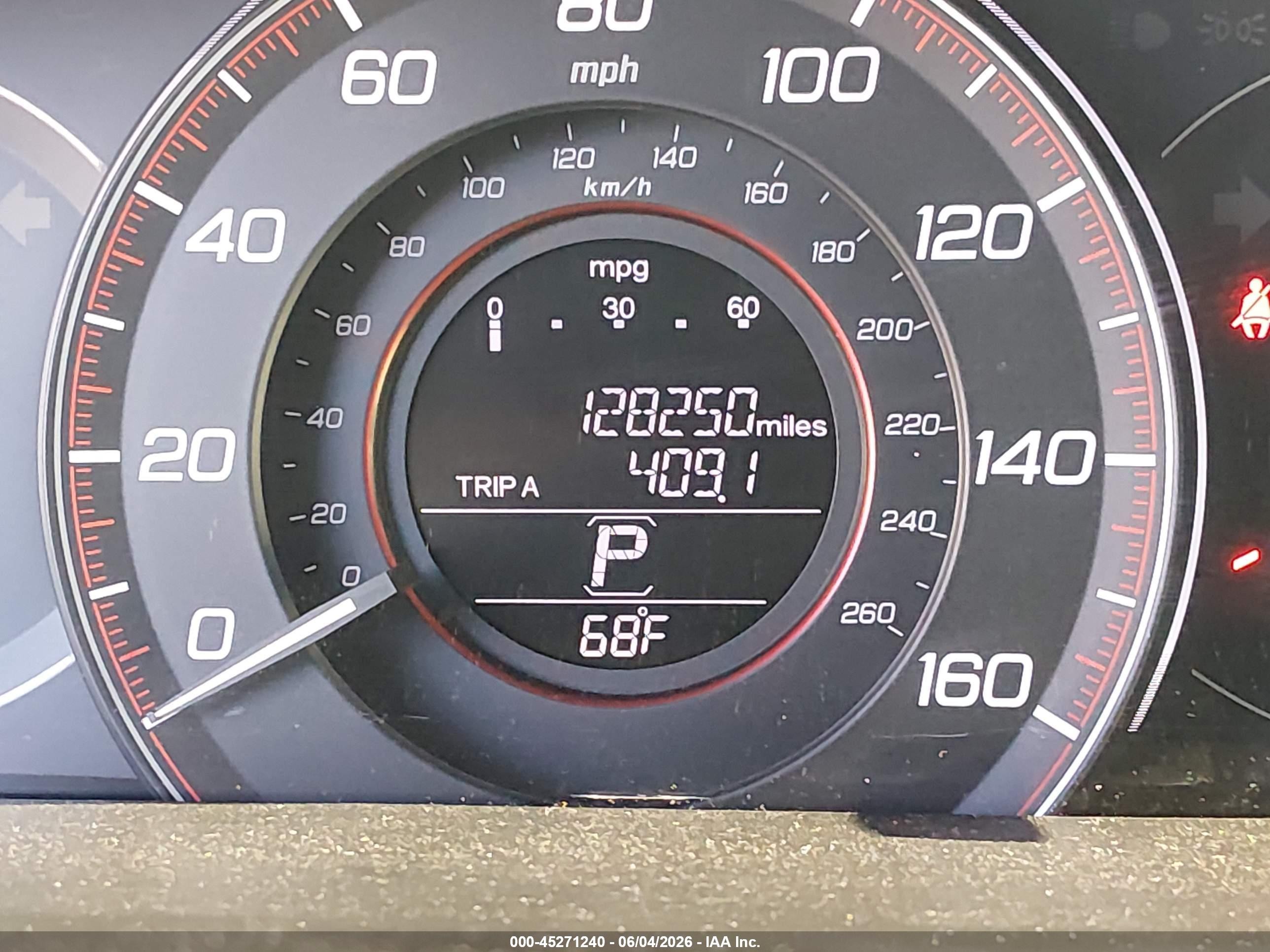 2013 Honda Accord Sport Серый vin: 1HGCR2F59DA146514