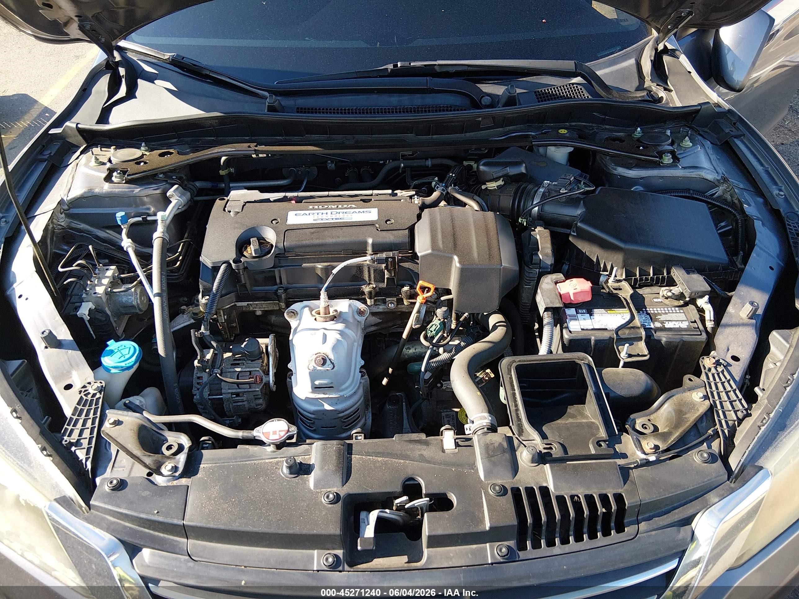 2013 Honda Accord Sport Серый vin: 1HGCR2F59DA146514