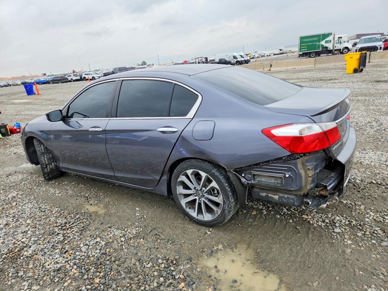 2013 Honda Accord Sport Серый vin: 1HGCR2F59DA169792