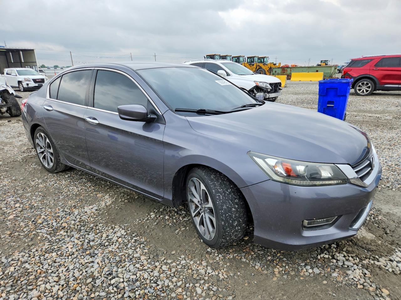 2013 Honda Accord Sport Серый vin: 1HGCR2F59DA169792