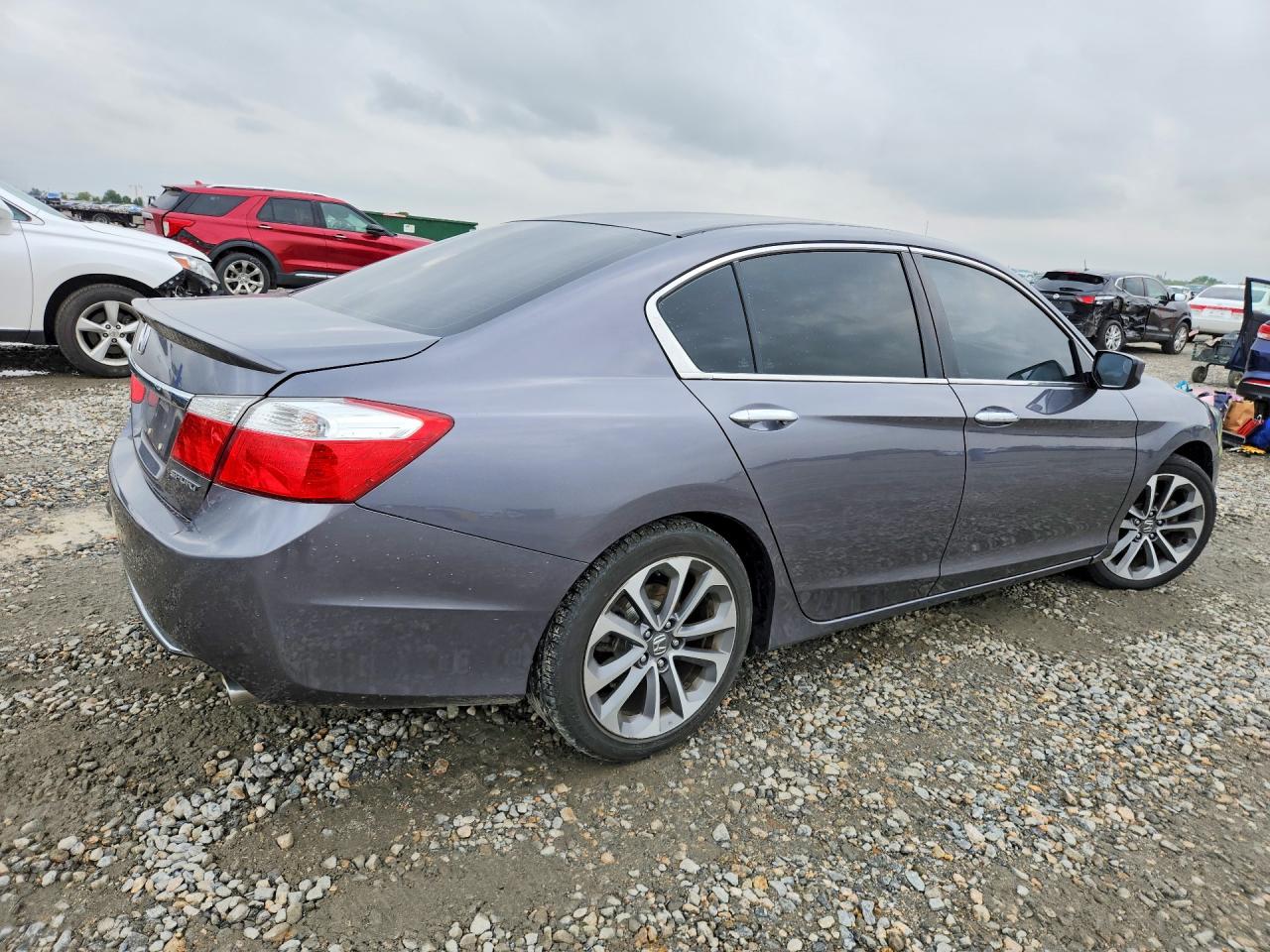 2013 Honda Accord Sport Серый vin: 1HGCR2F59DA169792