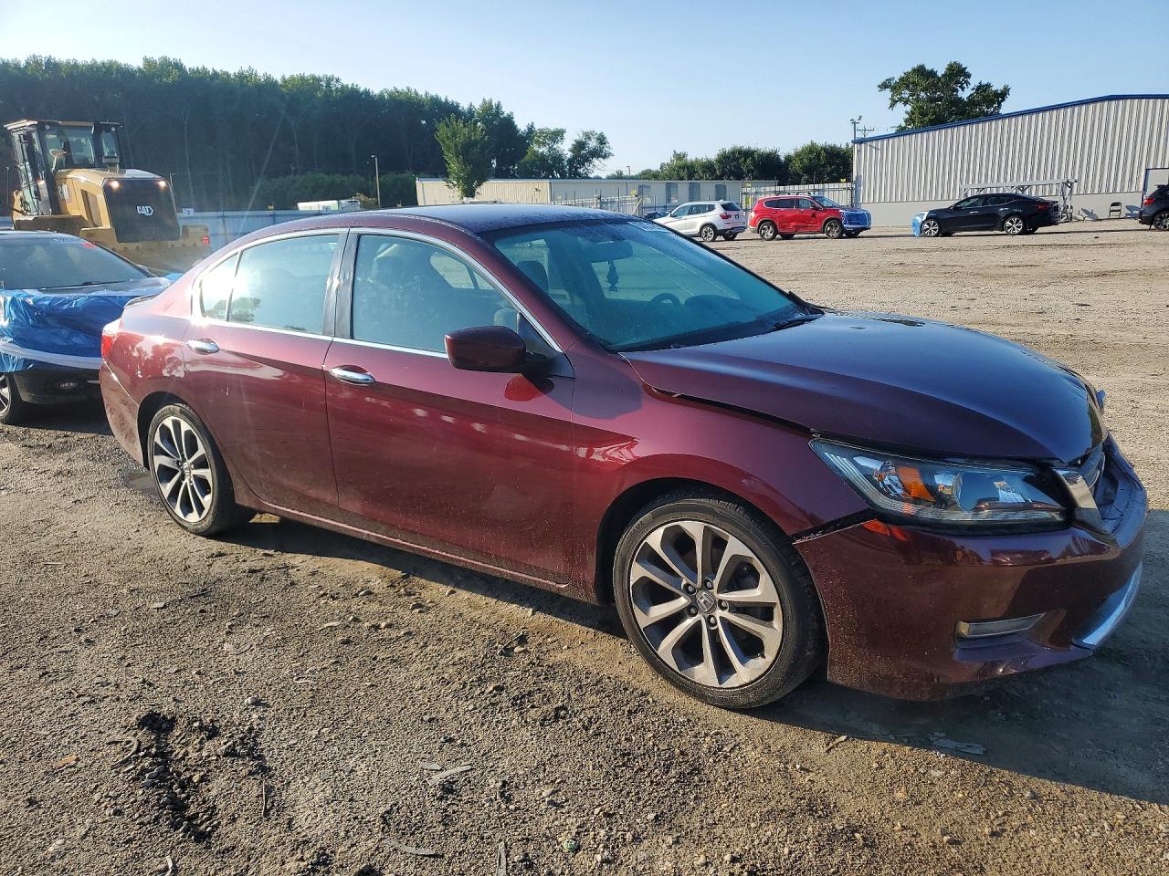 2013 Honda Accord Sport Burgundy vin: 1HGCR2F59DA172157