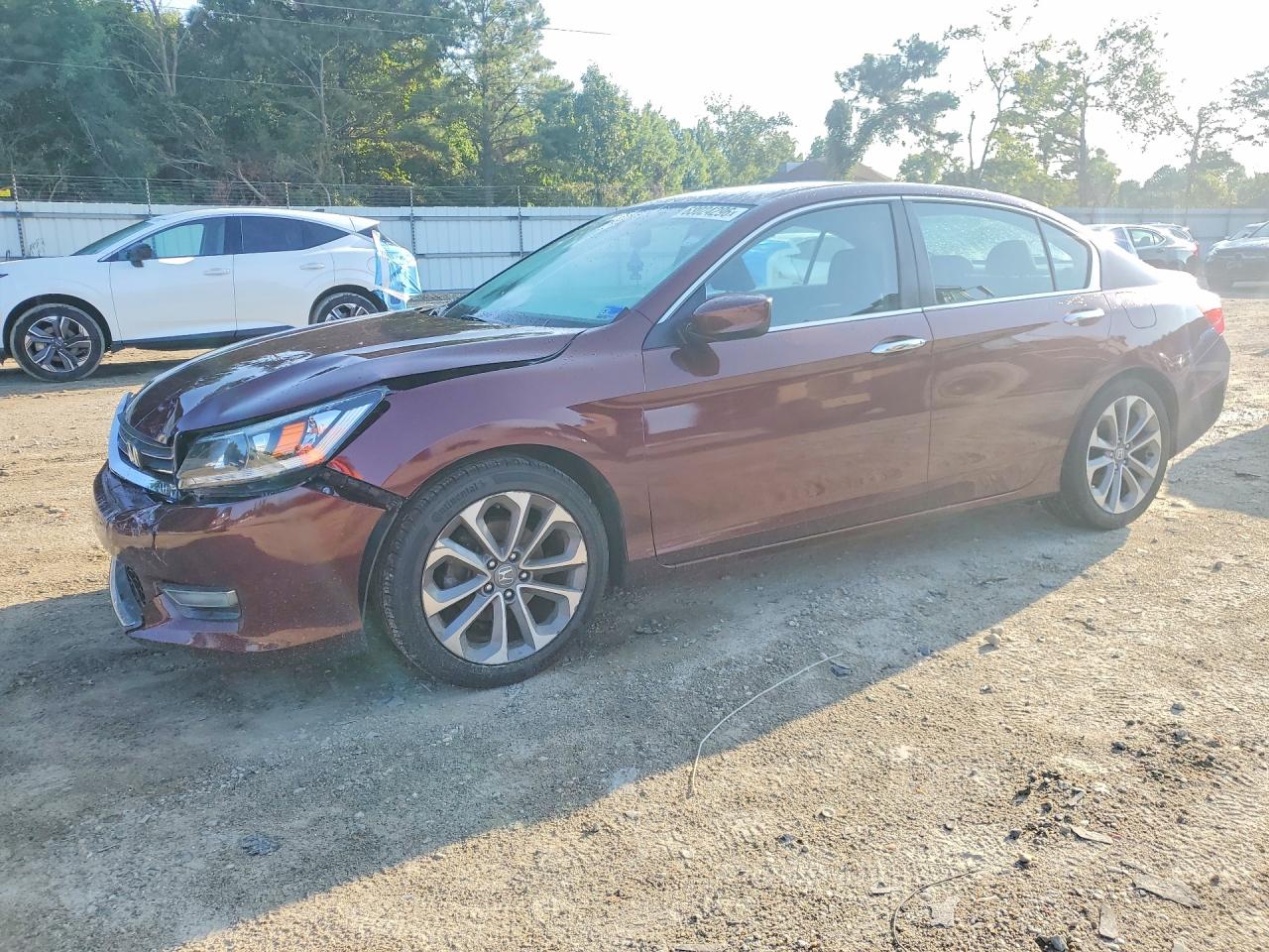 2013 Honda Accord Sport Burgundy vin: 1HGCR2F59DA172157