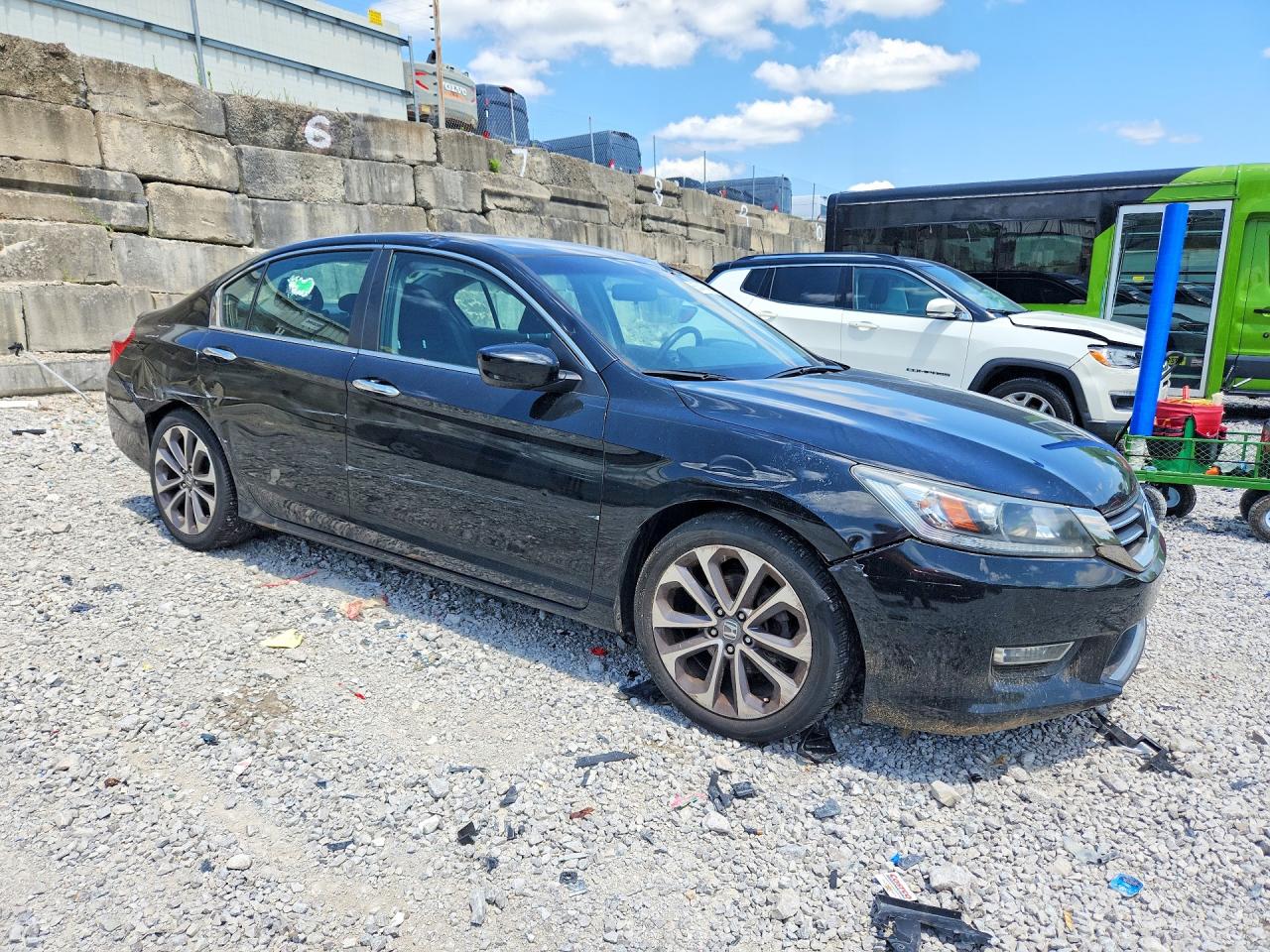 2013 Honda Accord Sport Black vin: 1HGCR2F59DA185362