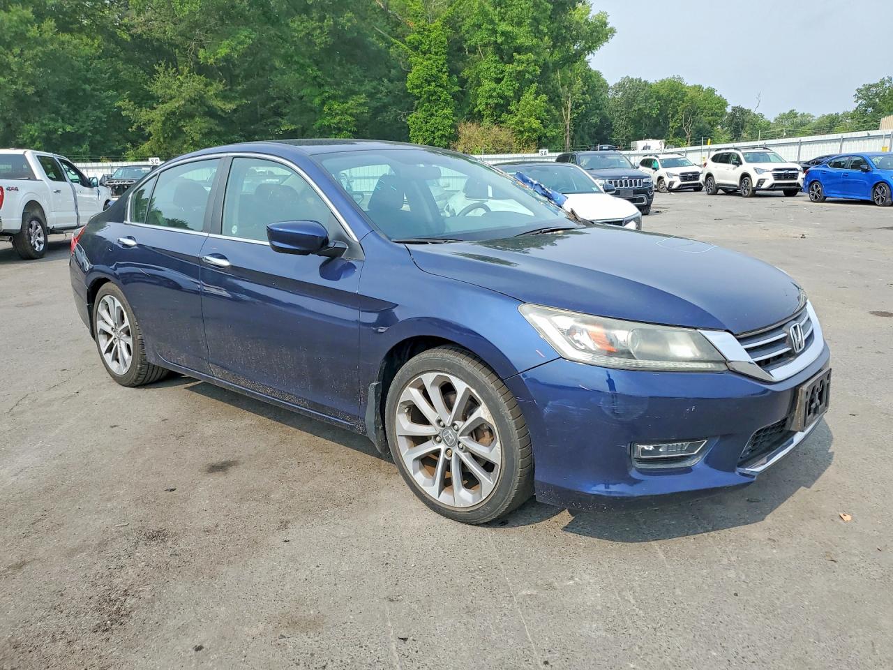 2013 Honda Accord Sport Blue vin: 1HGCR2F59DA193168