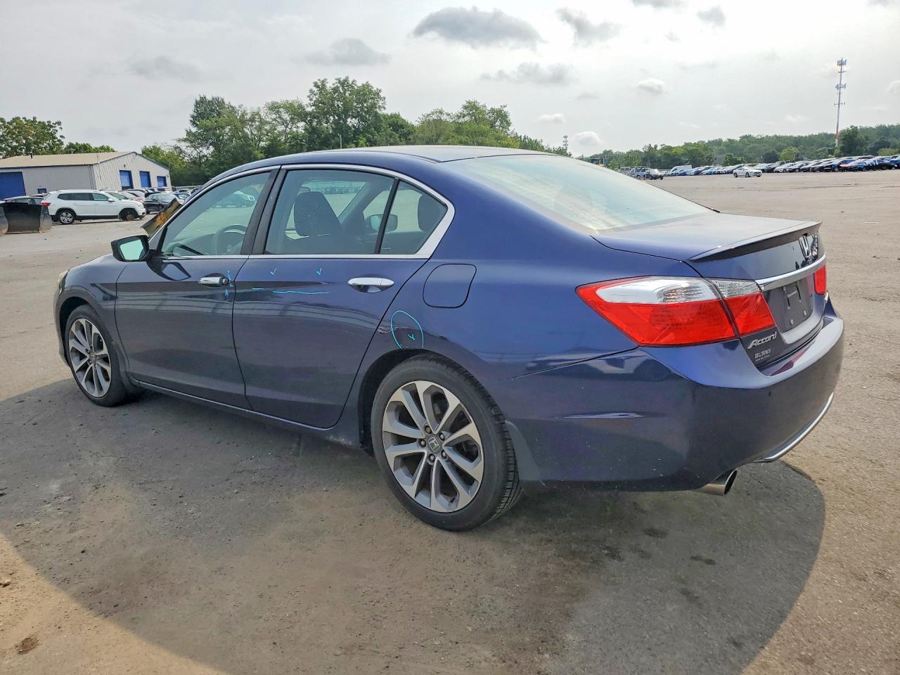 2013 Honda Accord Sport Blue vin: 1HGCR2F59DA193168