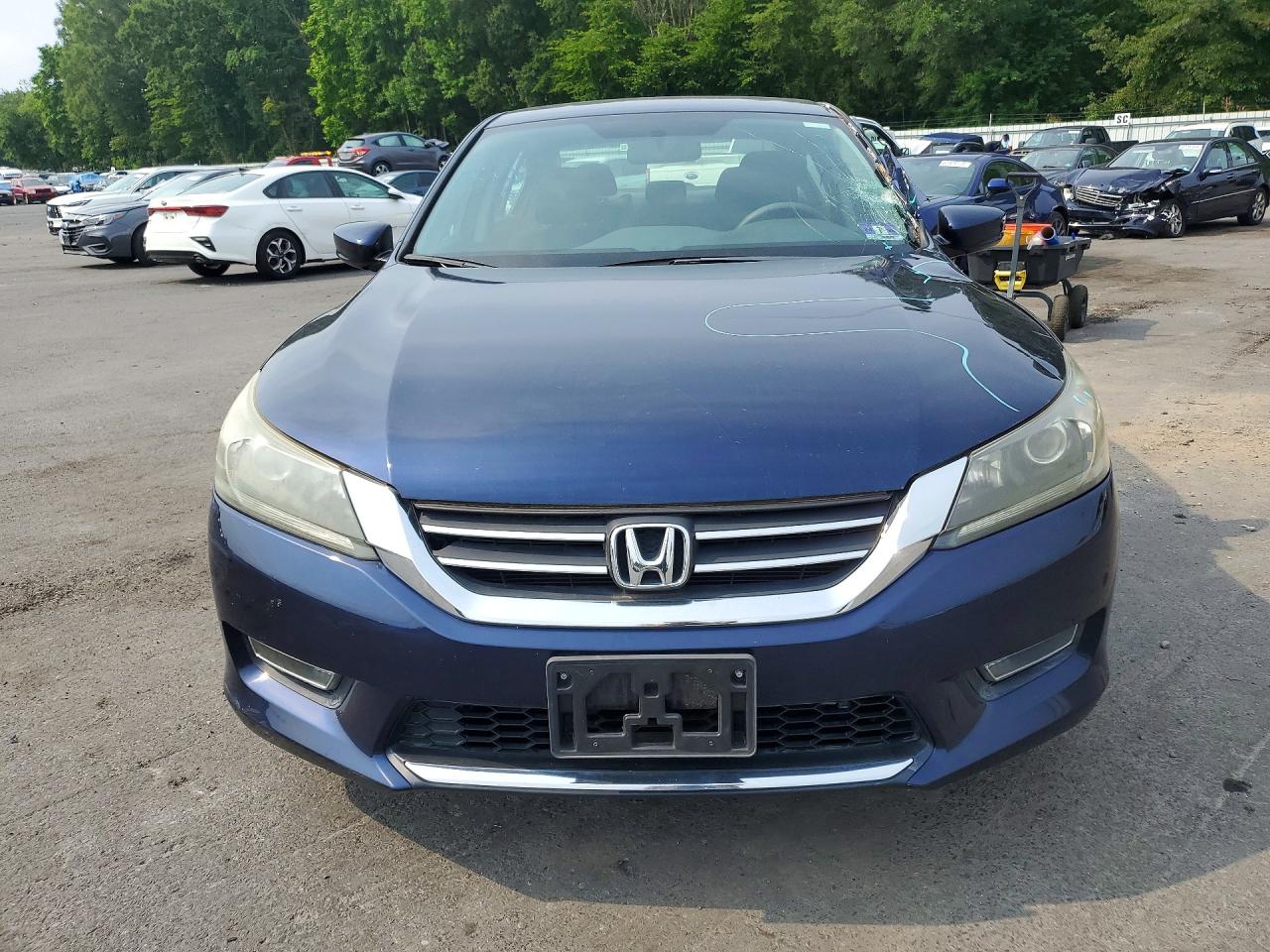 2013 Honda Accord Sport Blue vin: 1HGCR2F59DA193168