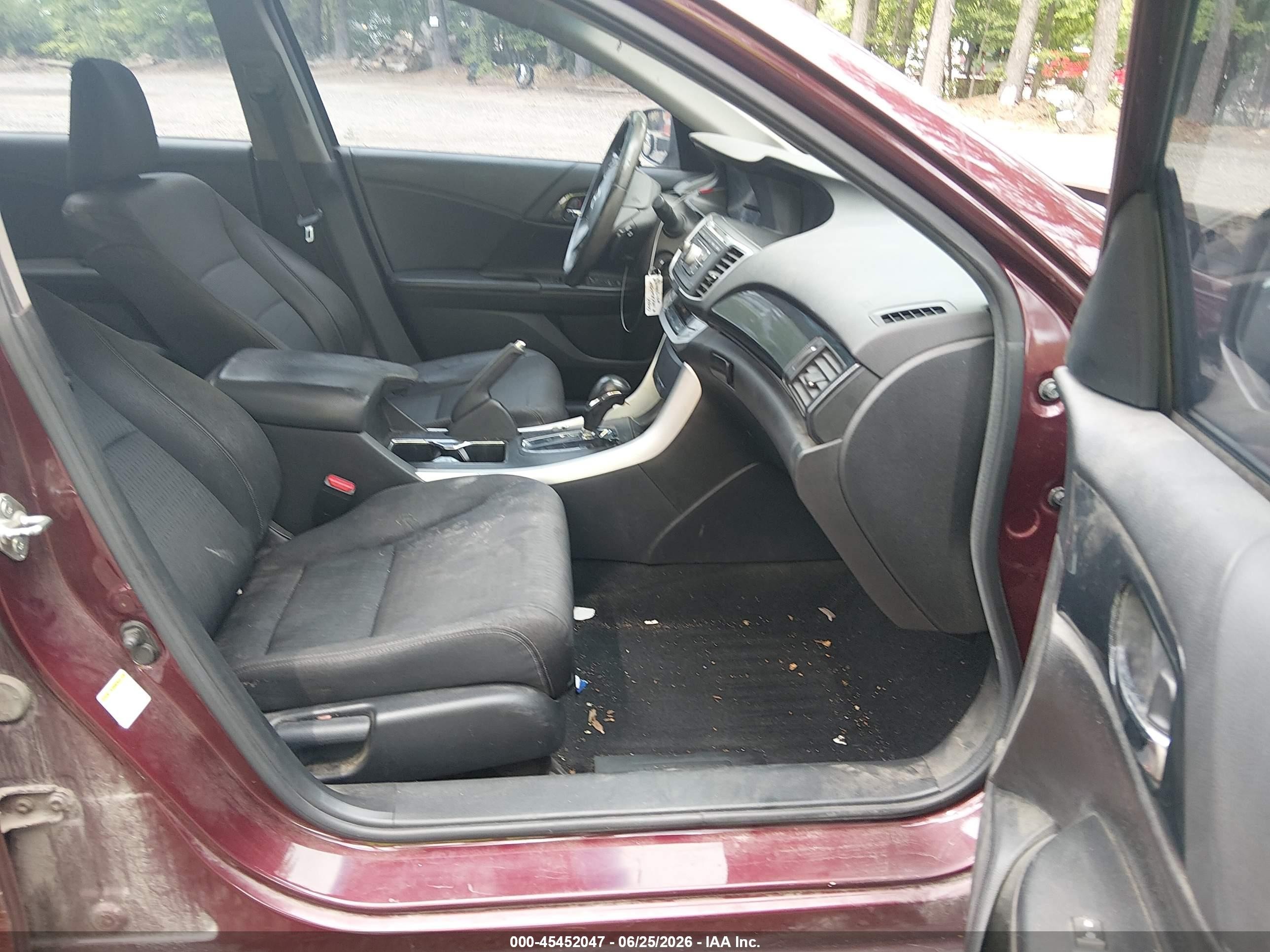 2013 Honda Accord Sport Burgundy vin: 1HGCR2F59DA231384