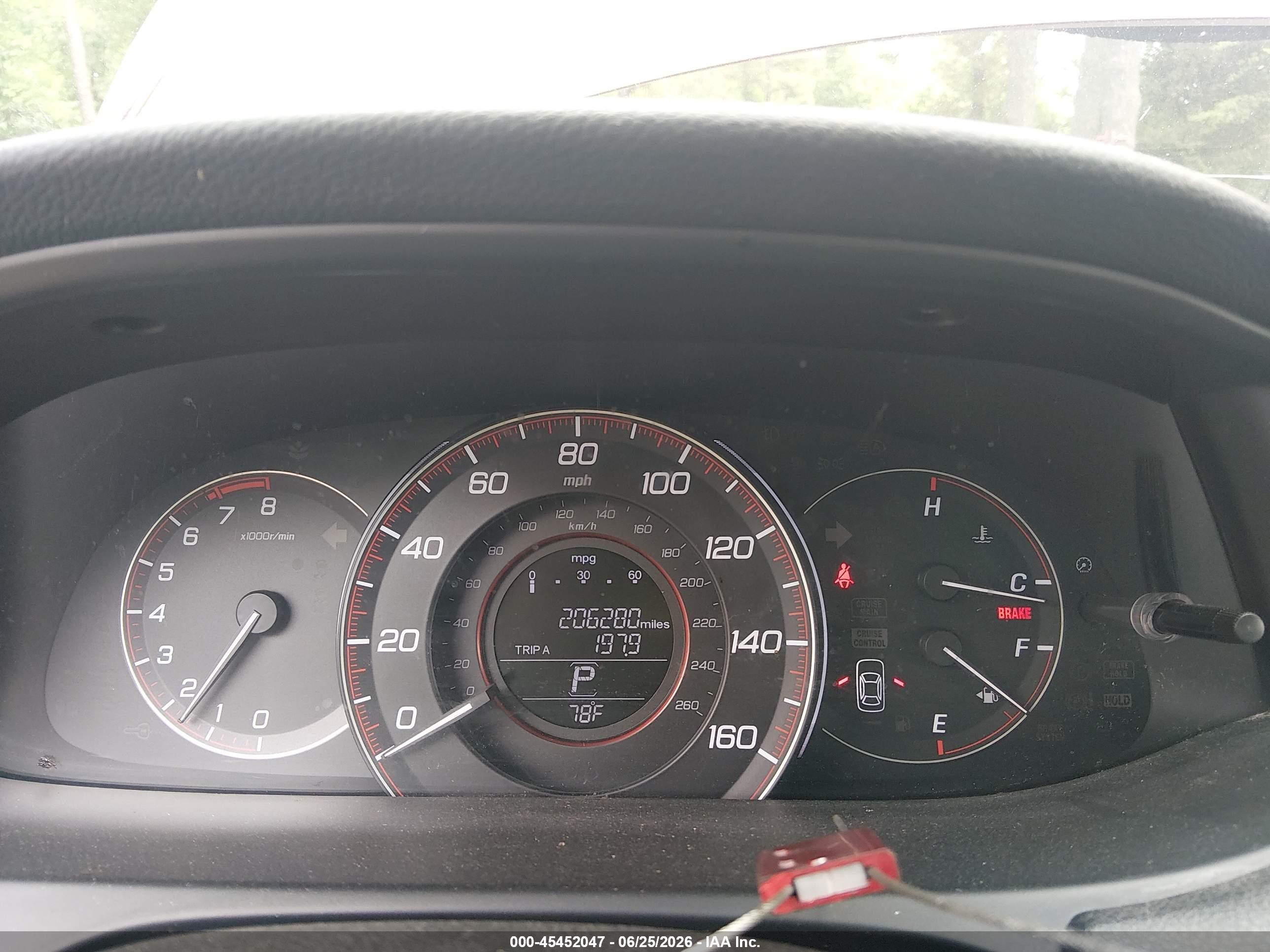 2013 Honda Accord Sport Burgundy vin: 1HGCR2F59DA231384
