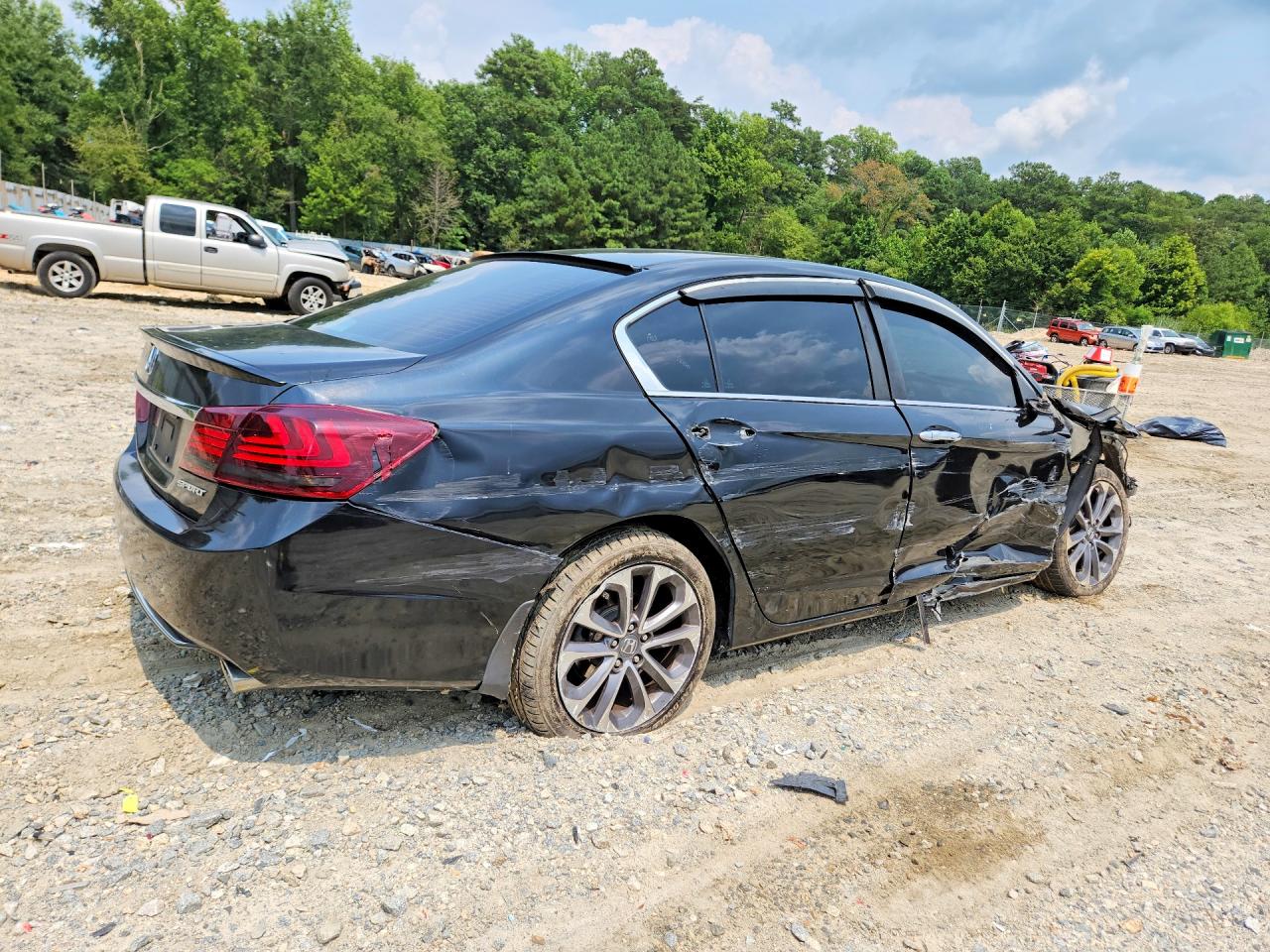 2013 Honda Accord Sport Черный vin: 1HGCR2F59DA255572