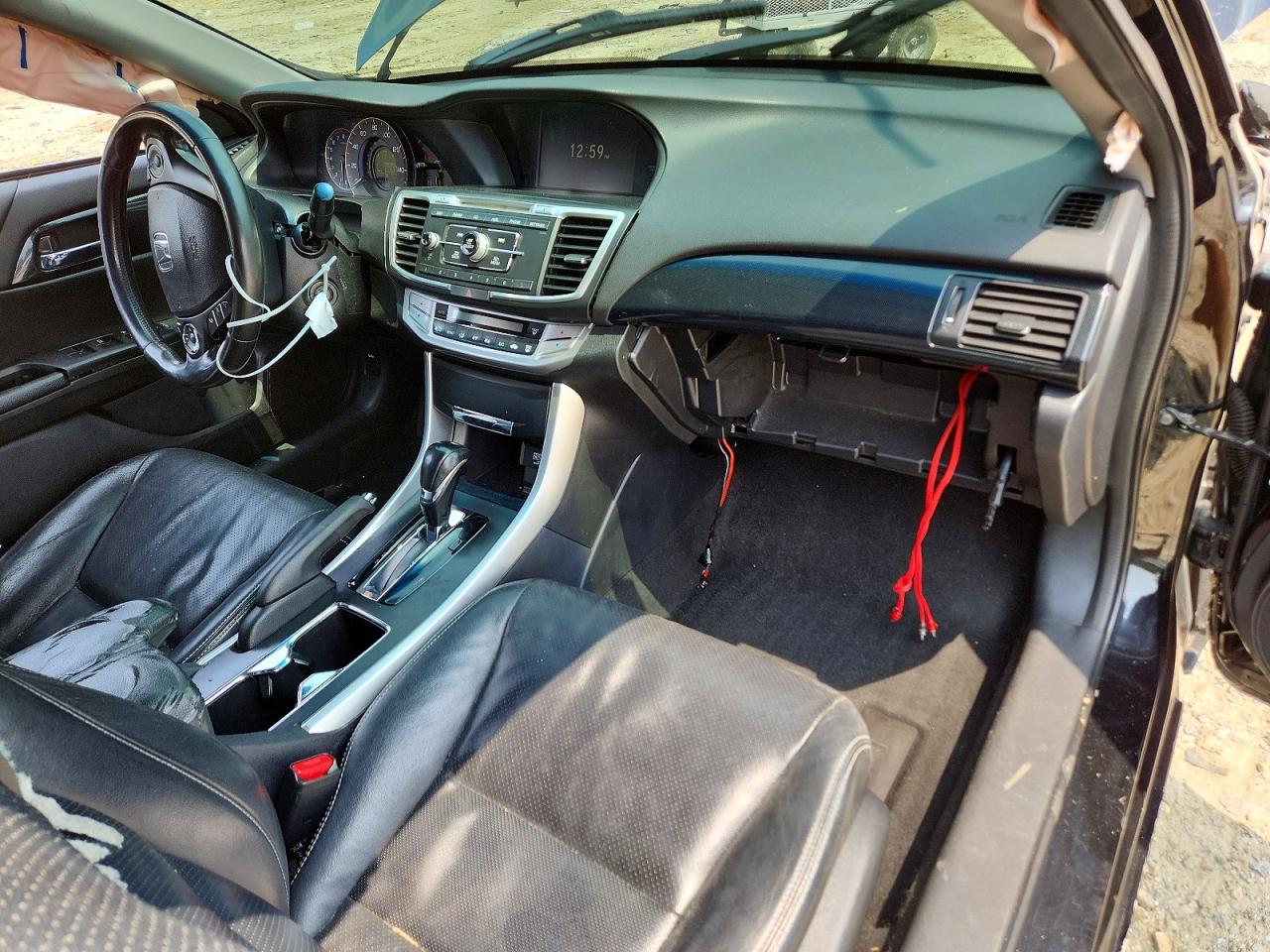 2013 Honda Accord Sport Черный vin: 1HGCR2F59DA255572