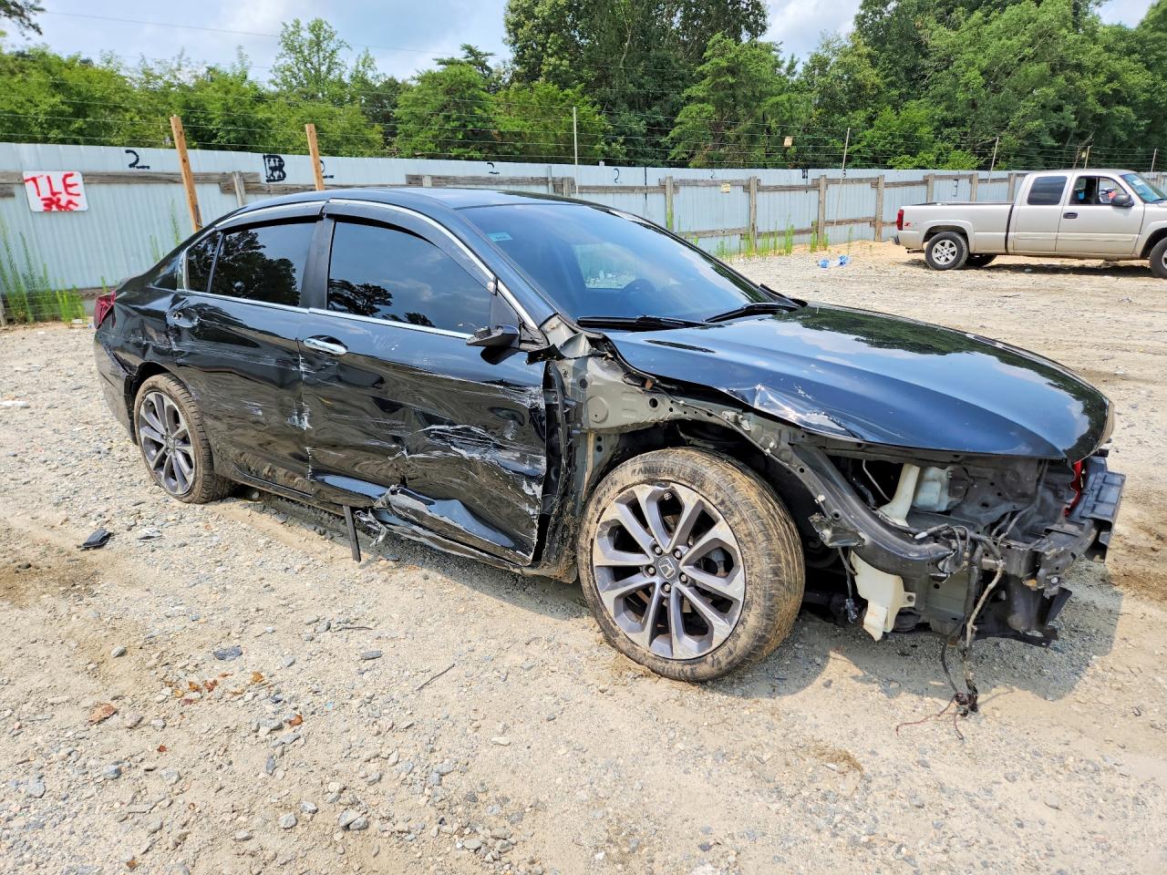 2013 Honda Accord Sport Черный vin: 1HGCR2F59DA255572