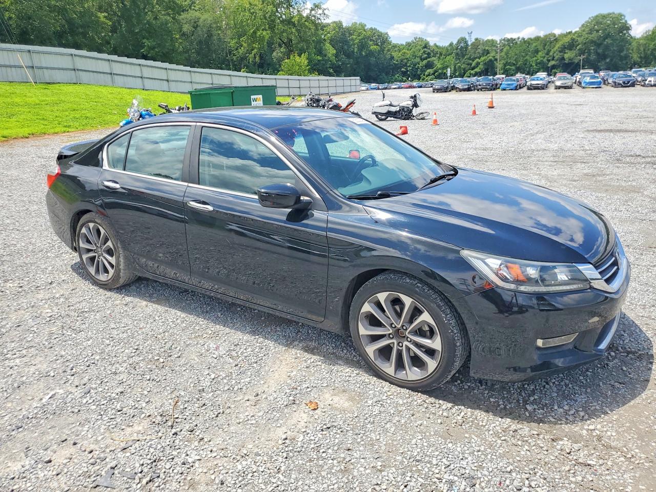 2013 Honda Accord Sport Черный vin: 1HGCR2F59DA263364