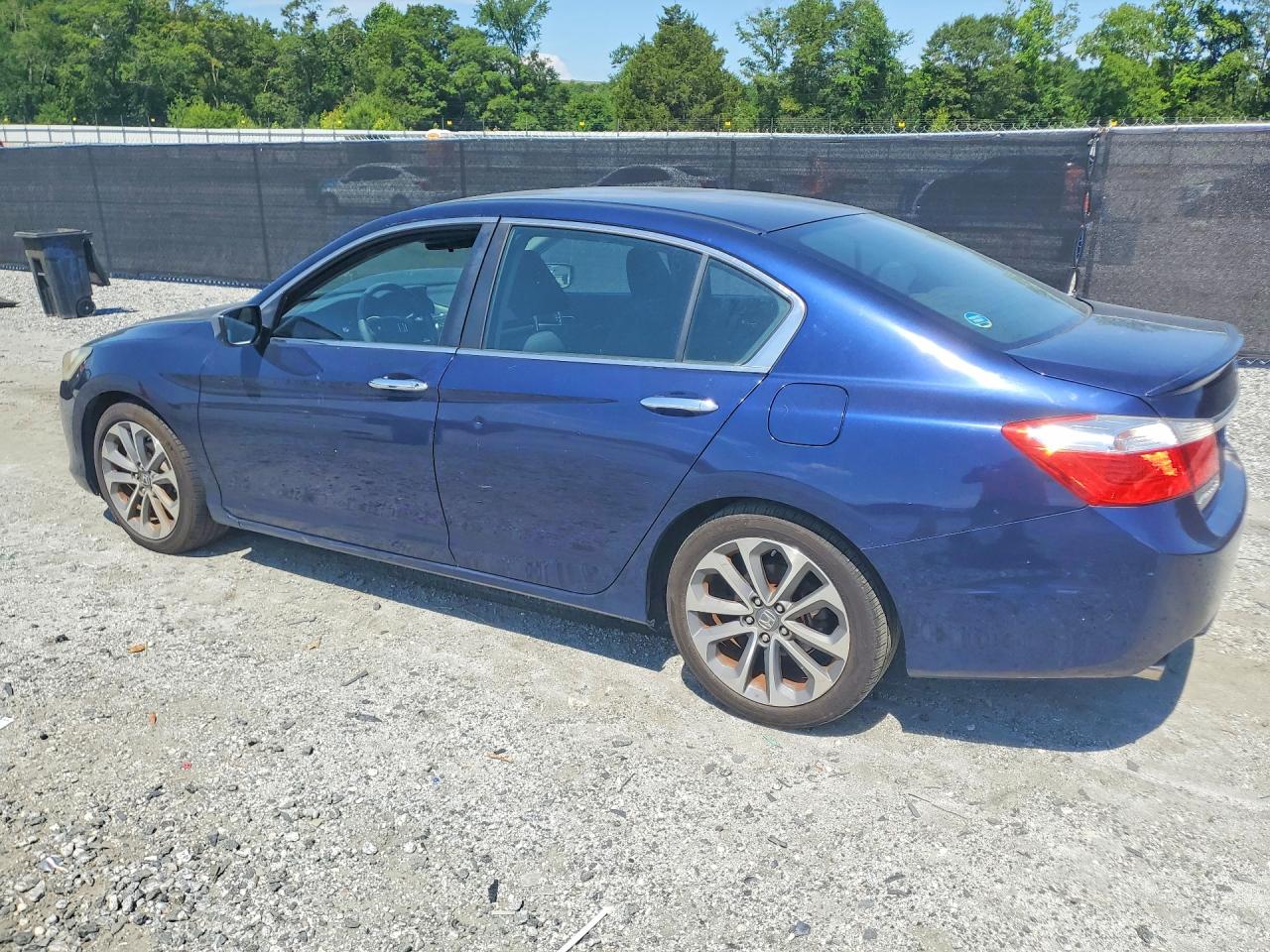 2013 Honda Accord Sport Blue vin: 1HGCR2F59DA269214
