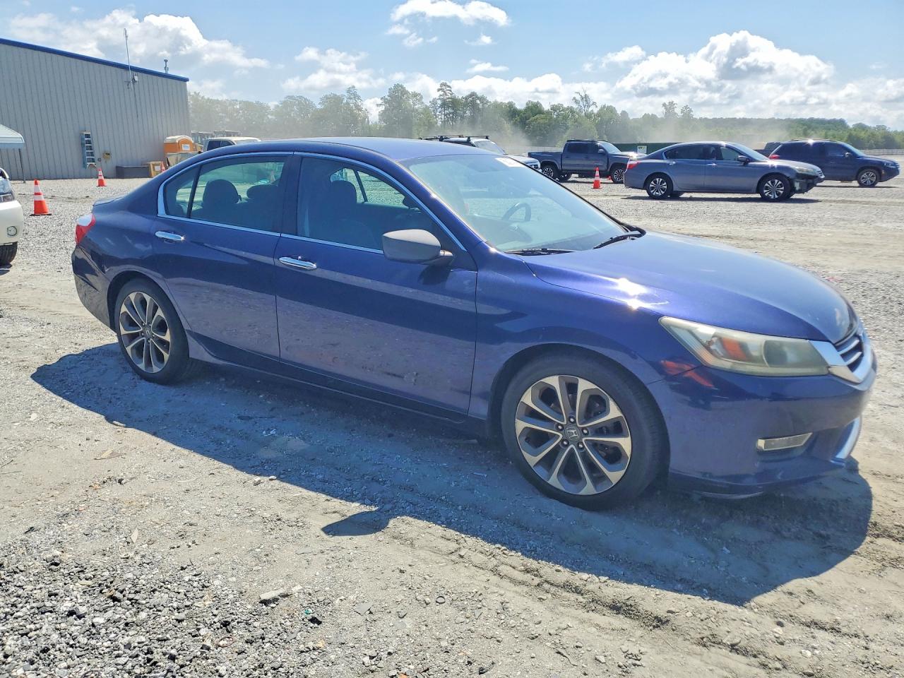 2013 Honda Accord Sport Blue vin: 1HGCR2F59DA269214